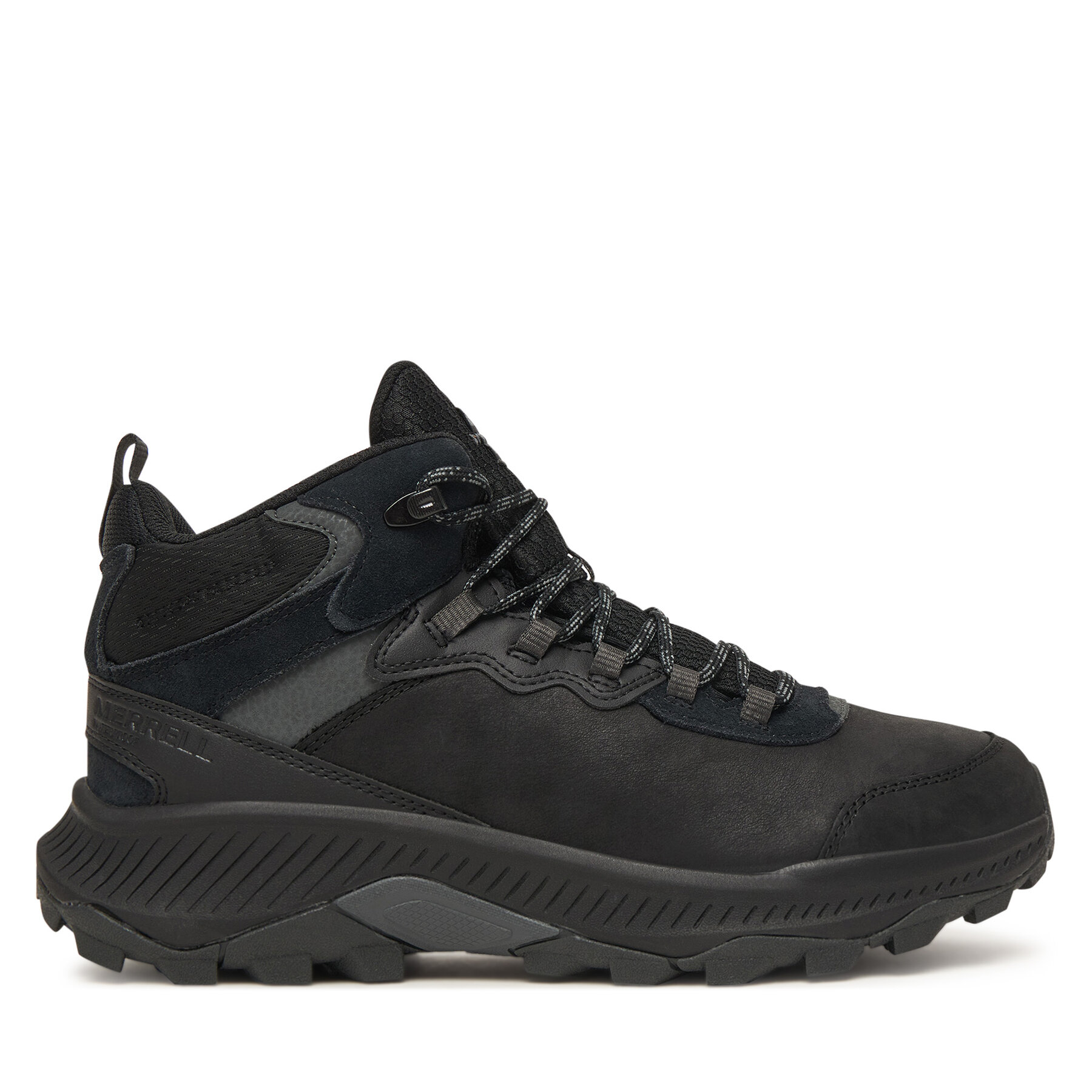 Παπούτσια πεζοπορίας Merrell Speed Strike 2 Leather Mid Waterproof J038071 Μαύρο