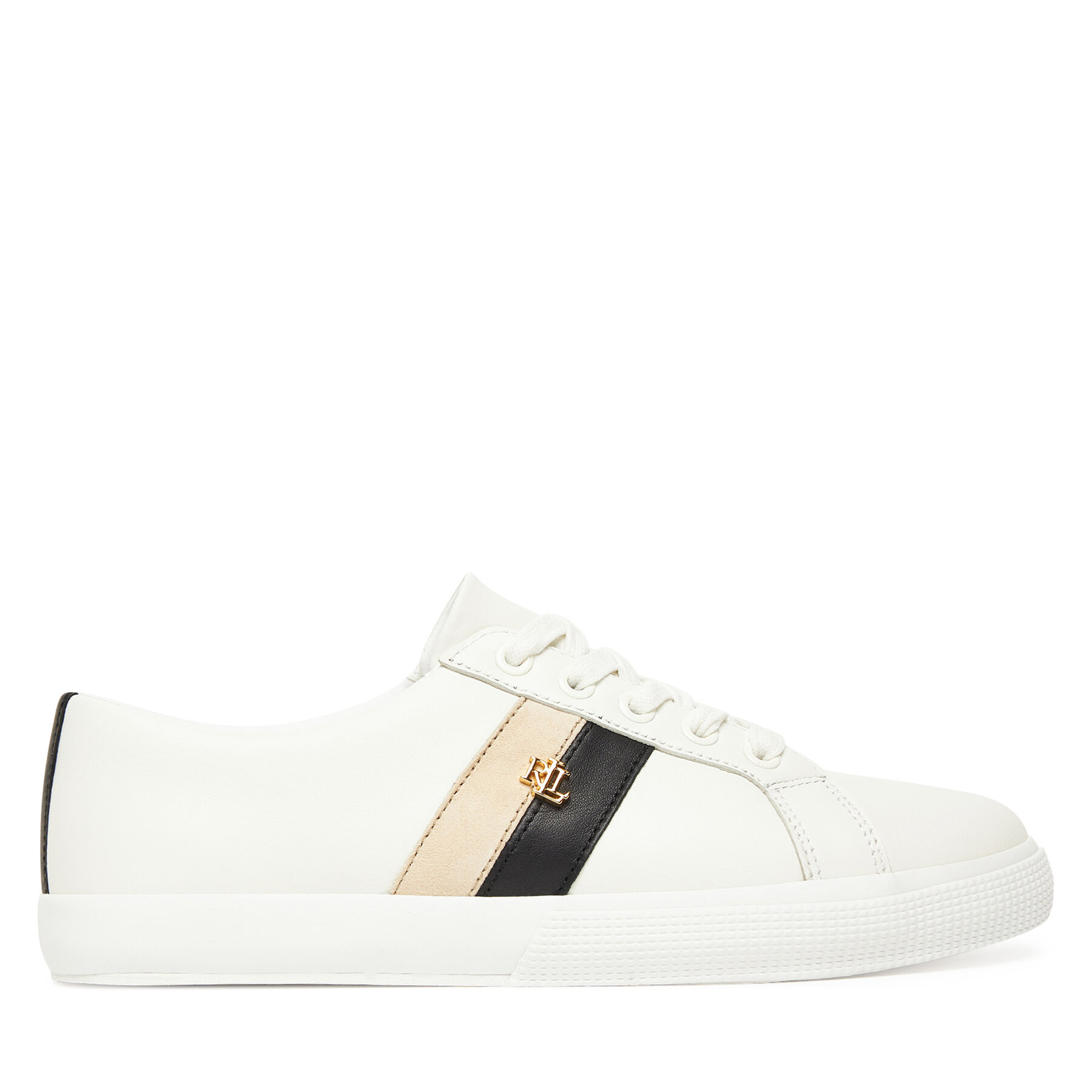 Sneakersy LAUREN RALPH LAUREN Janson II 802979187001 Biela