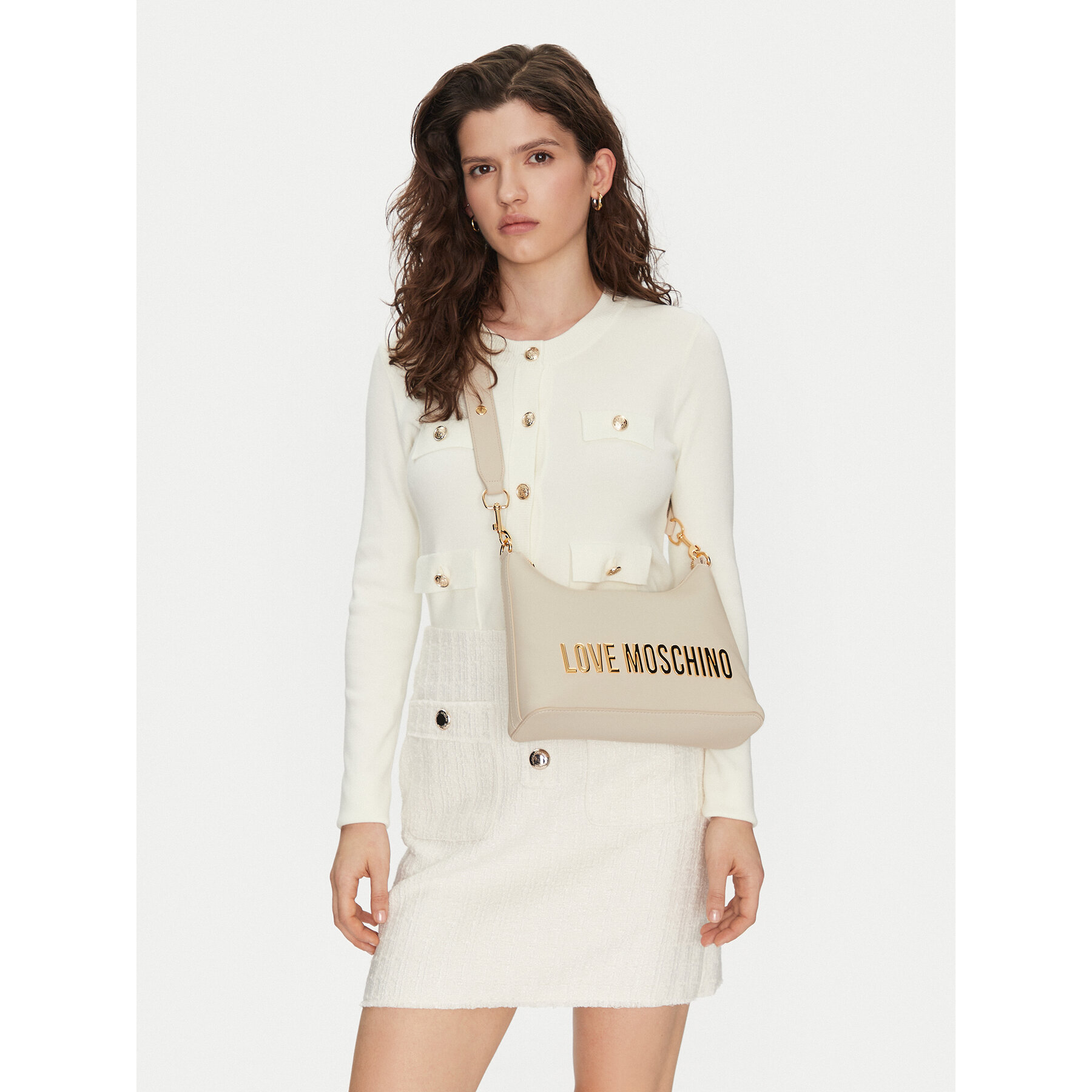 Дамска чанта LOVE MOSCHINO JC4025PP1MKD0110 Екрю