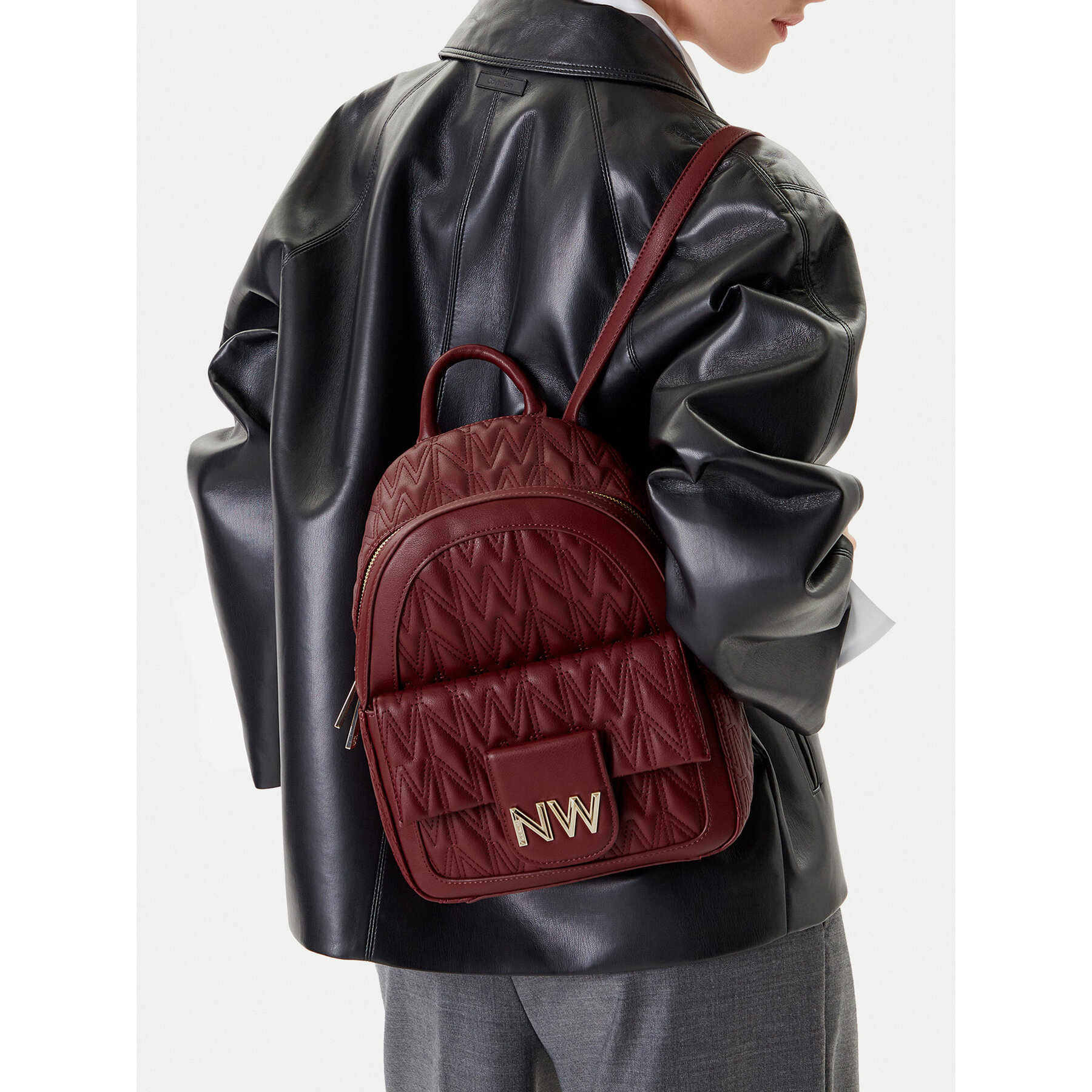 Hátizsák Nine West CEO-Astoria-Aura-LX10163 Bordó
