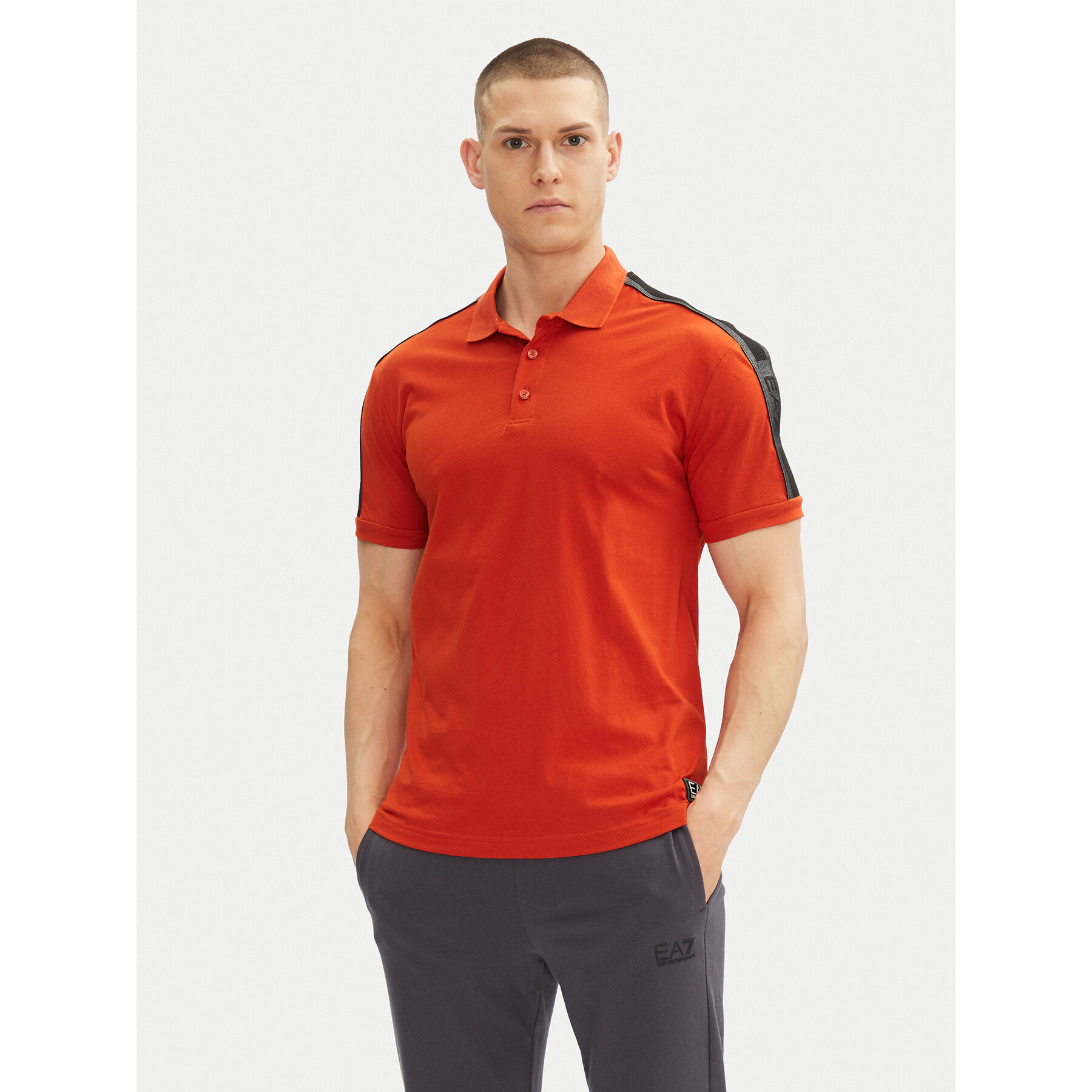 EA7 Emporio Armani Pólóing 7M000139 AF10375 U3012 Narancssárga Regular Fit