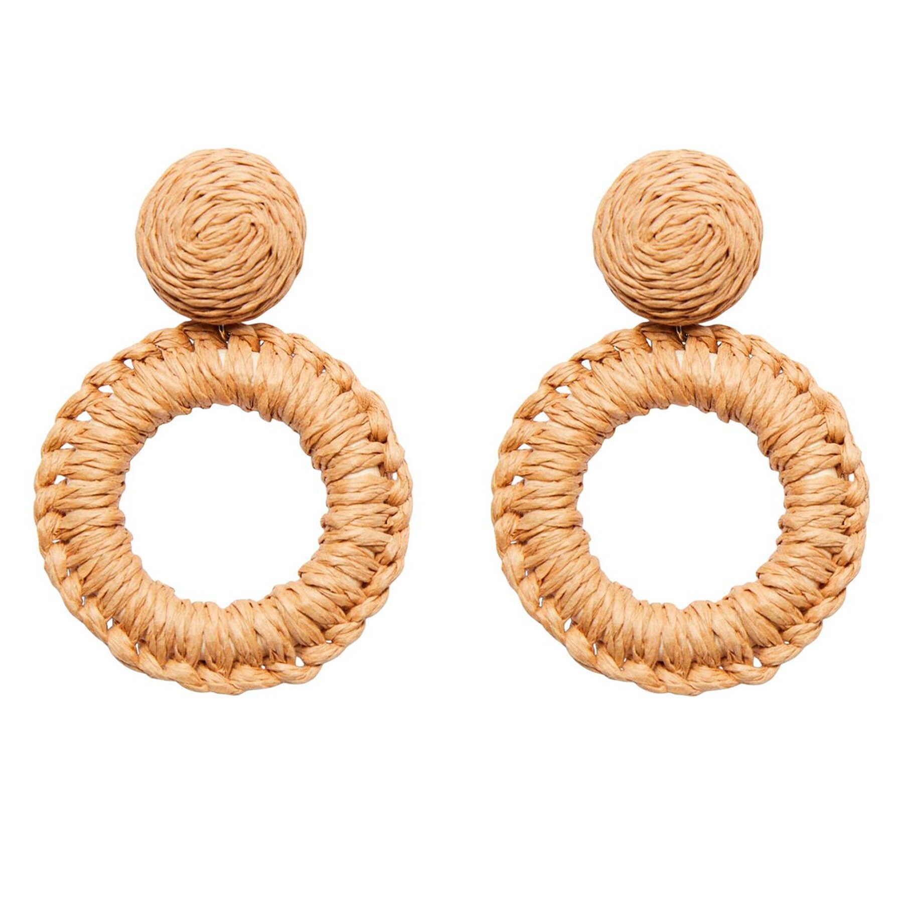 

Сережки Pieces Barta 17135721 Indian Tan 4151511, Бежевий