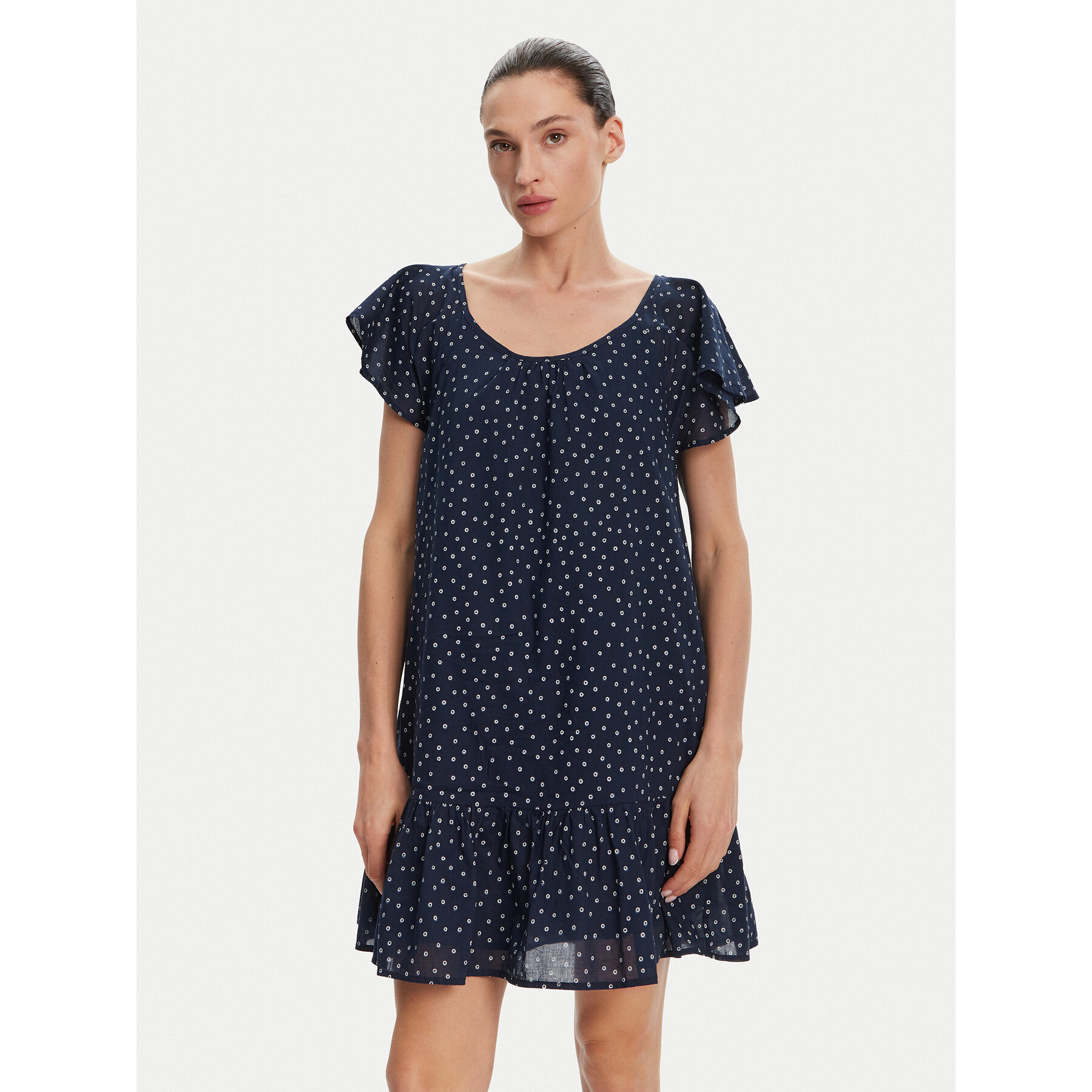 Pepe Jeans Kleid Für Den Alltag Dafne PL953709 Dunkelblau Regular Fit