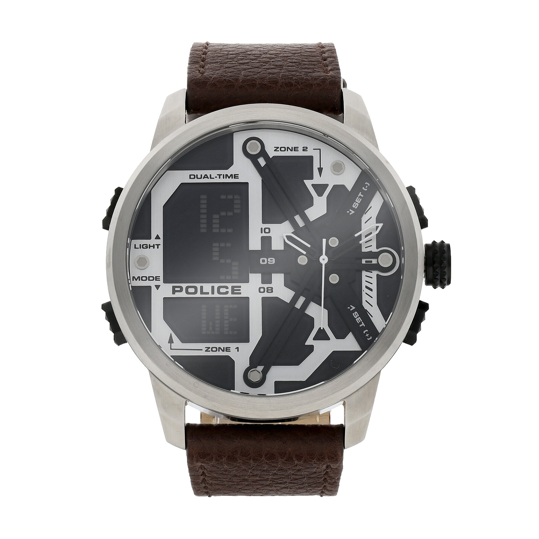 Ročna ura Police Marsden PEWJD2003201 Brown/Silver