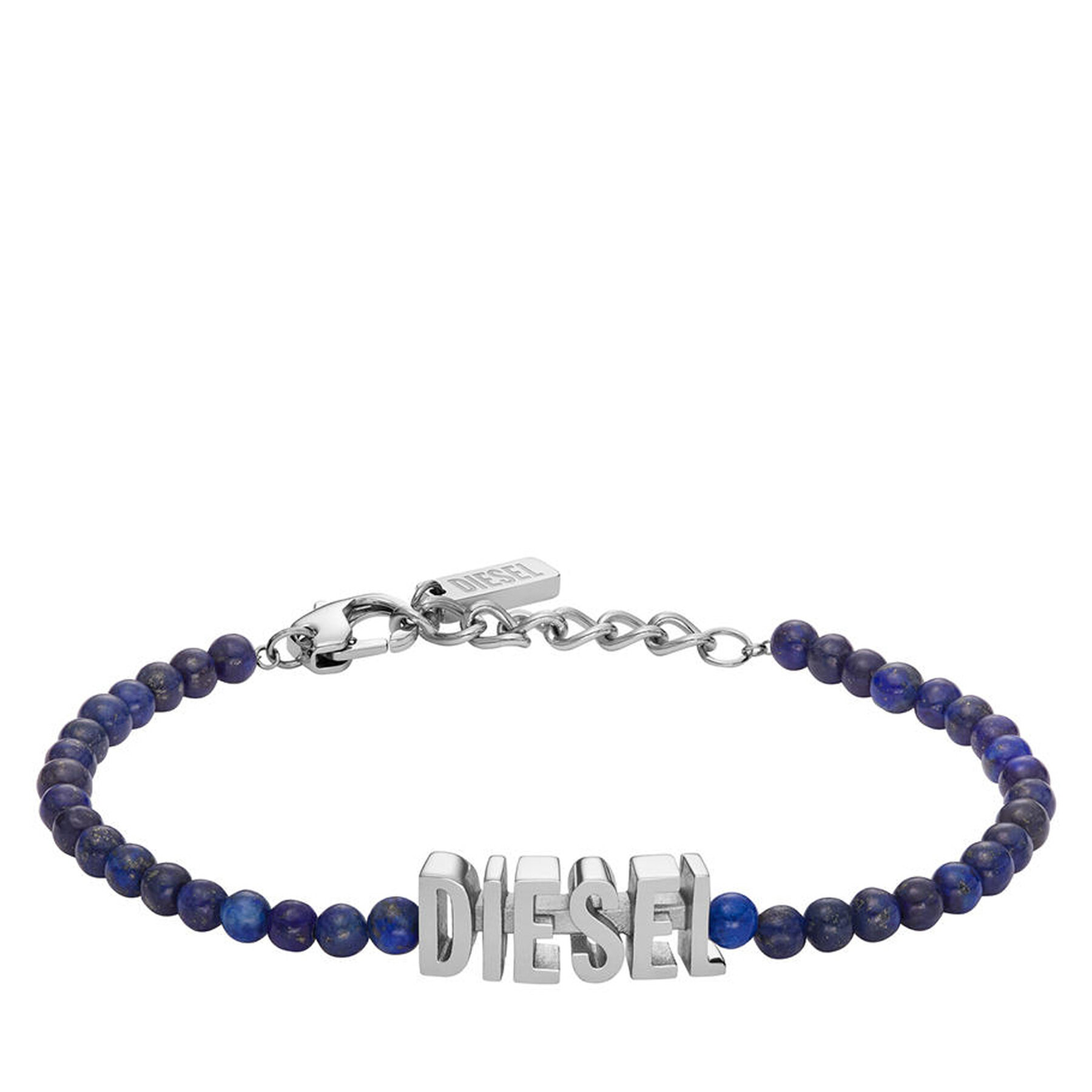 Náramok Diesel Blue Agate Beaded Bracelet DX1544040 Modrá