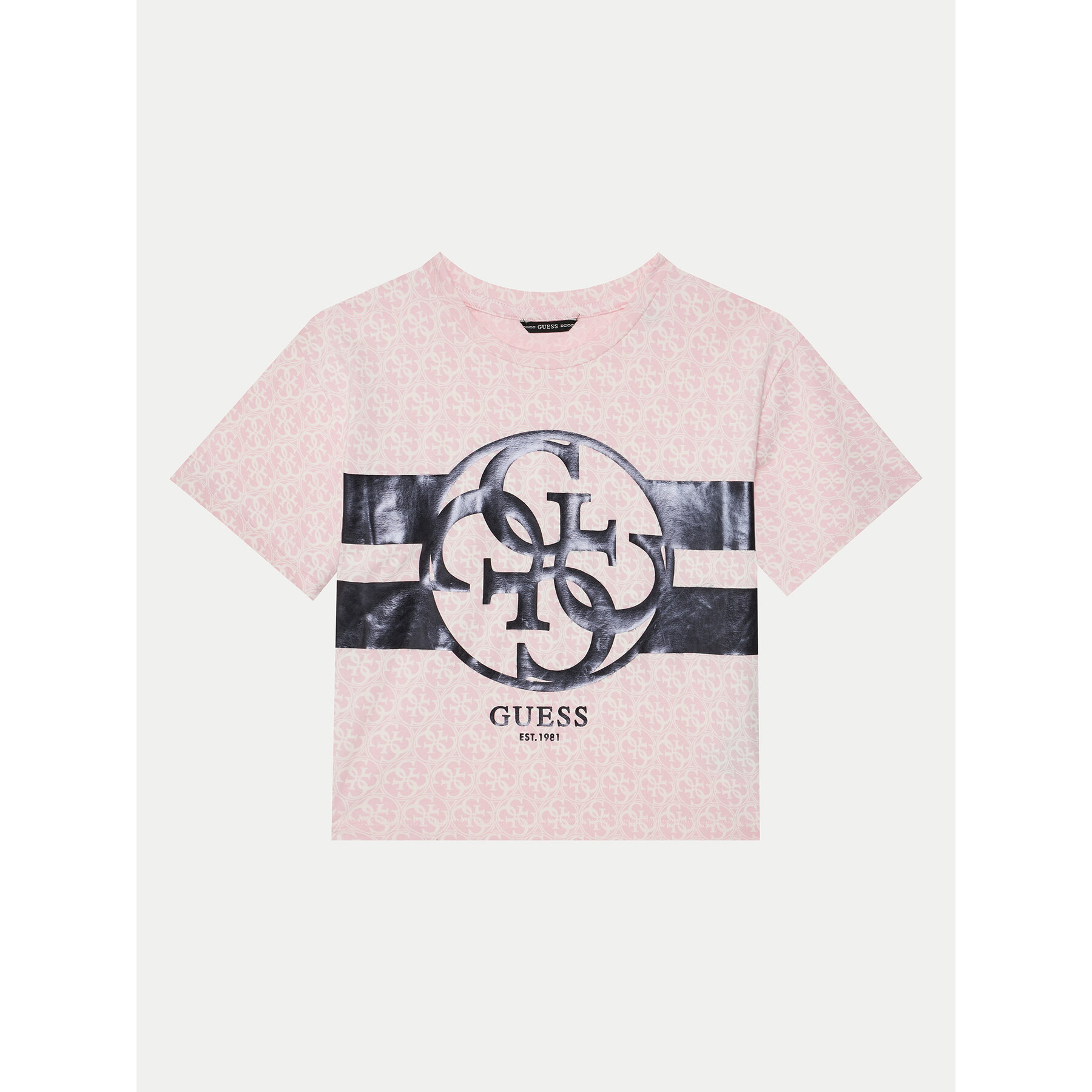 Guess T-Shirt J5RI04 K6YW4 Ροζ Regular Fit