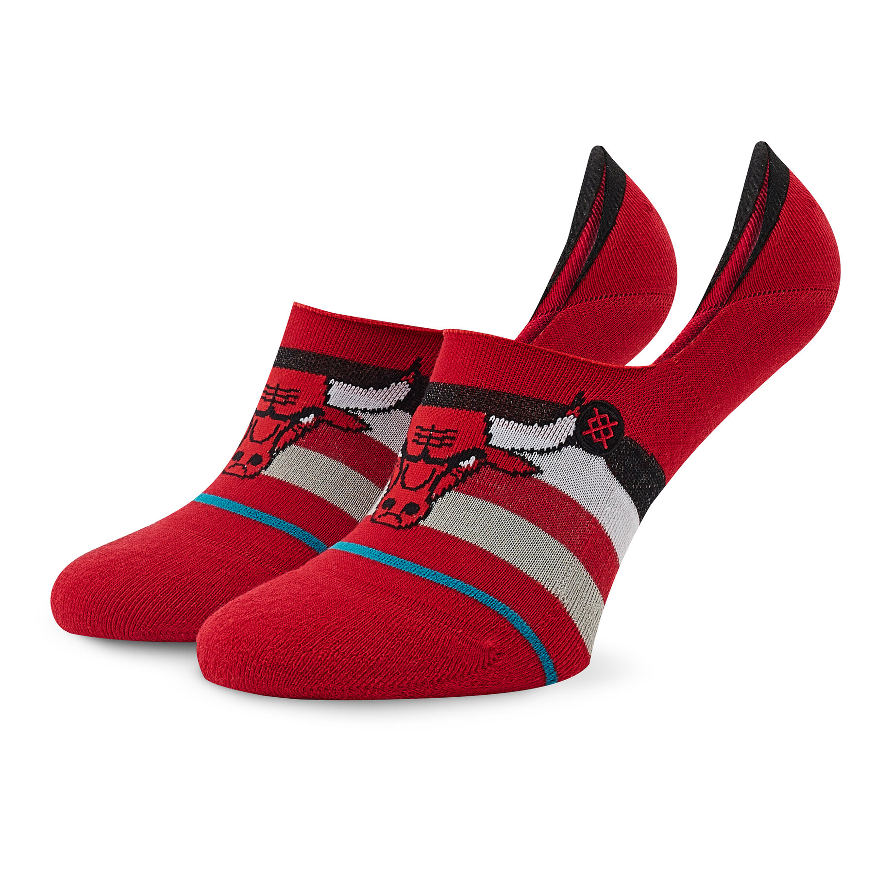 

Короткі шкарпетки unisex Stance Bulls A145C22BUL Red, Червоний