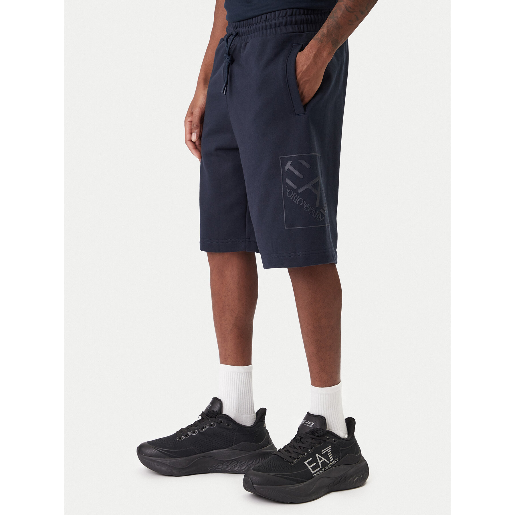 EA7 Emporio Armani Sportshorts 7M001491 AF17787 UB102 Dunkelblau Regular Fit