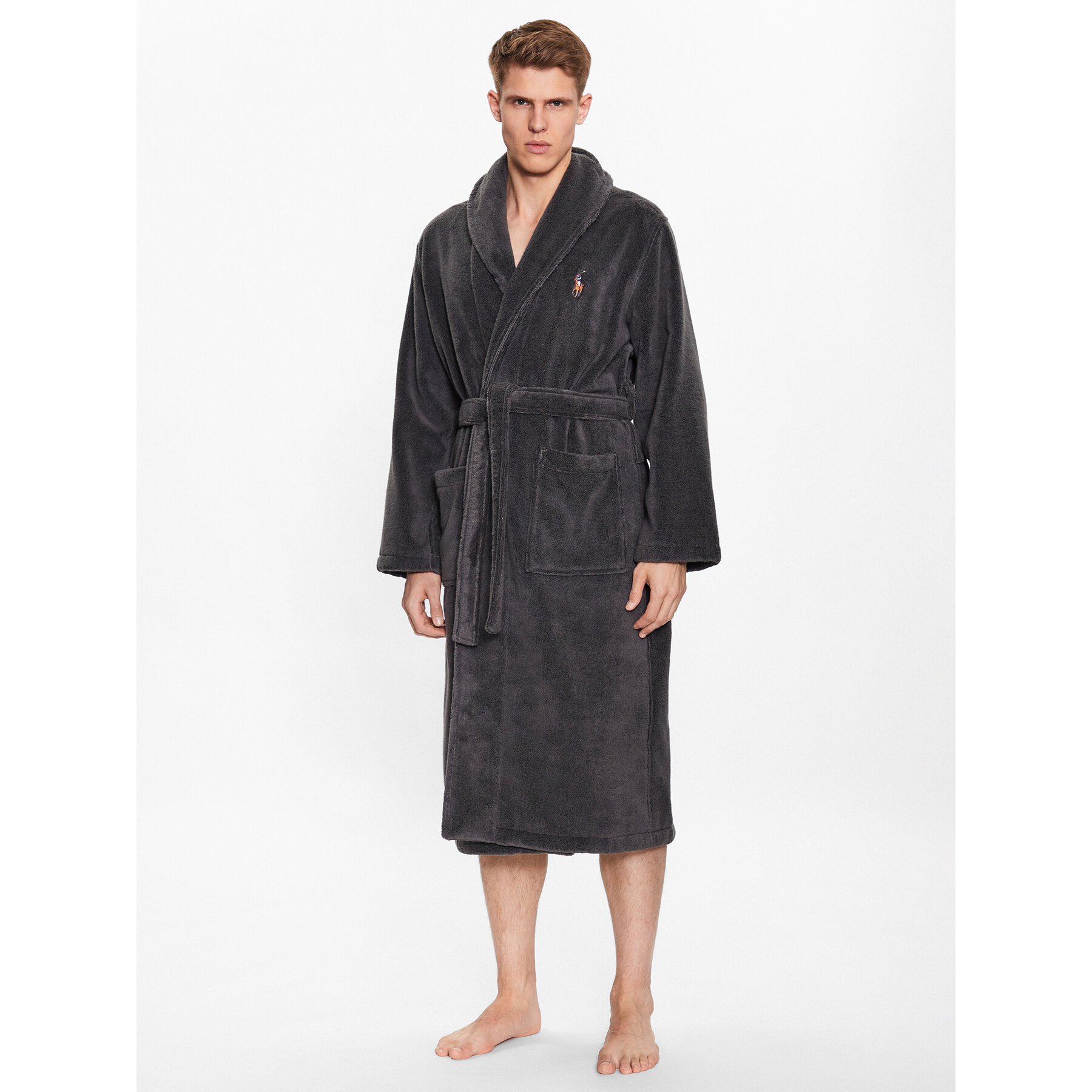 Polo Ralph Lauren Accappatoio 714899683003 Grigio Regular Fit