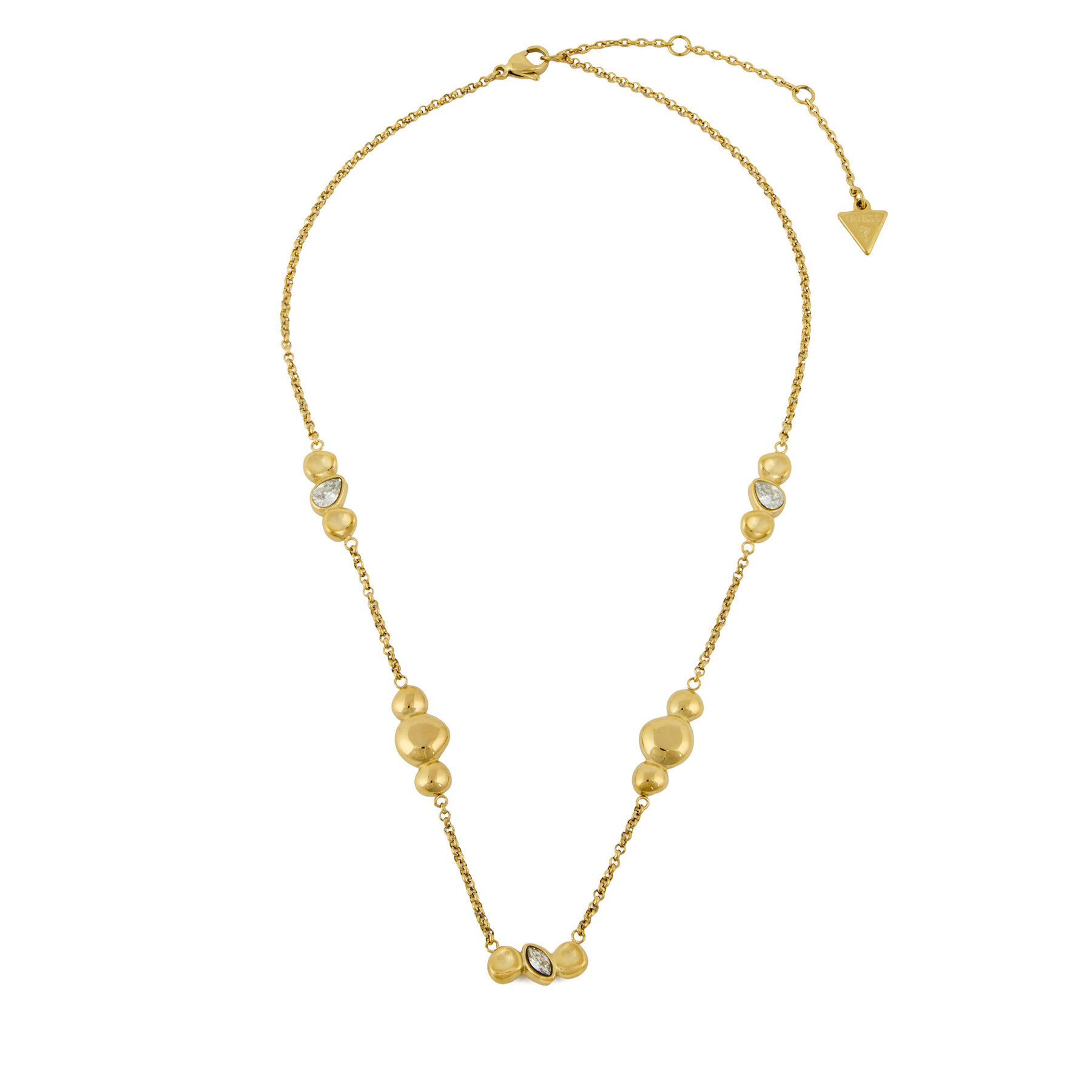 Ogrlica Guess JUBN05 182JW Zlatna