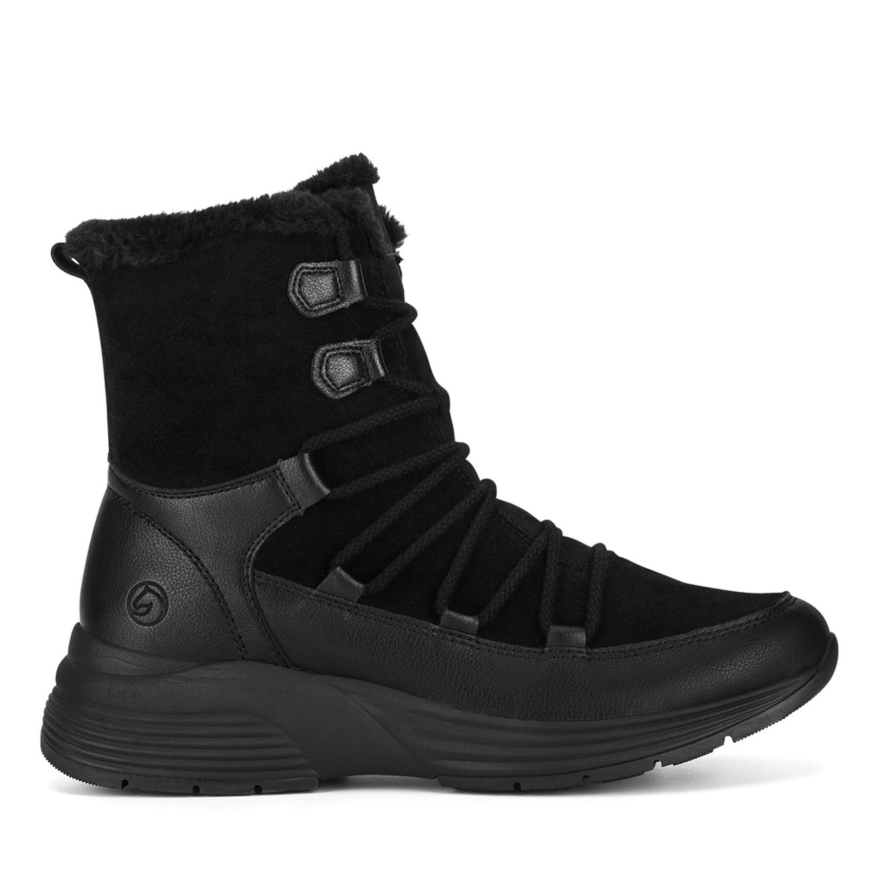 Šnurovacia obuv Remonte D6685-02 Čierna