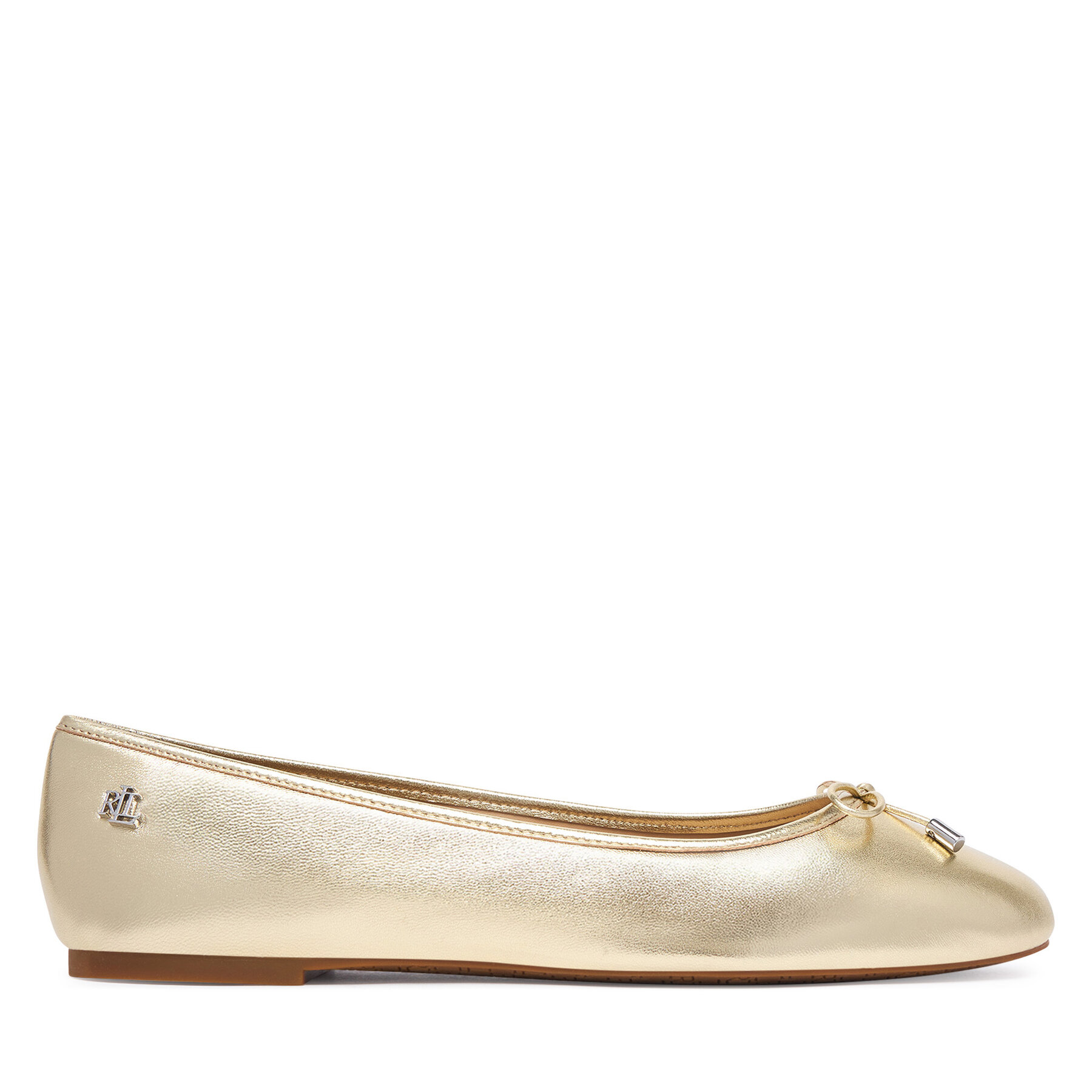 Μπαλαρίνες LAUREN RALPH LAUREN Jayna Metallic 802978836002 Χρυσό