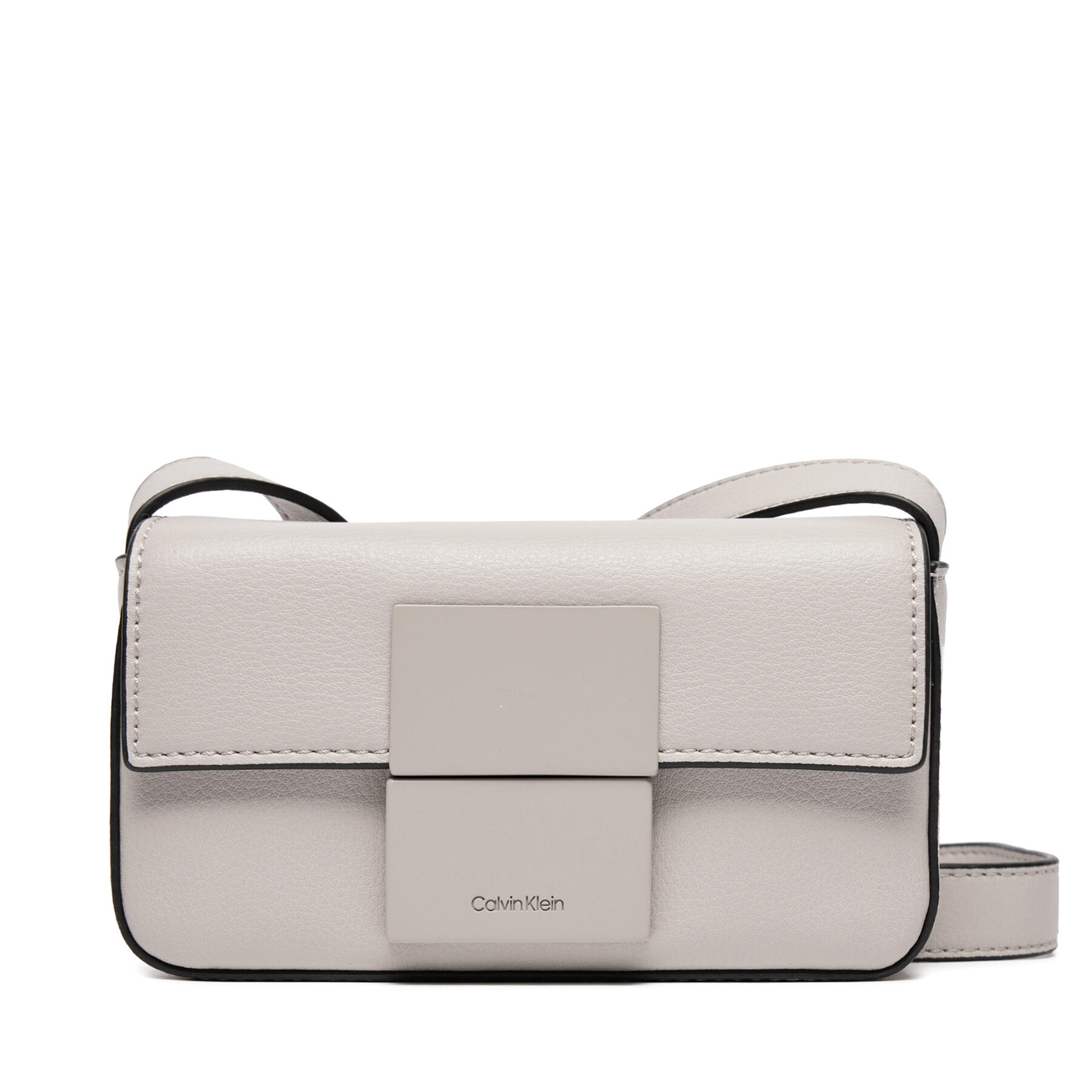 Saszetka Calvin Klein Szary Iconic Plaque Camera Bag Xs K50K511650