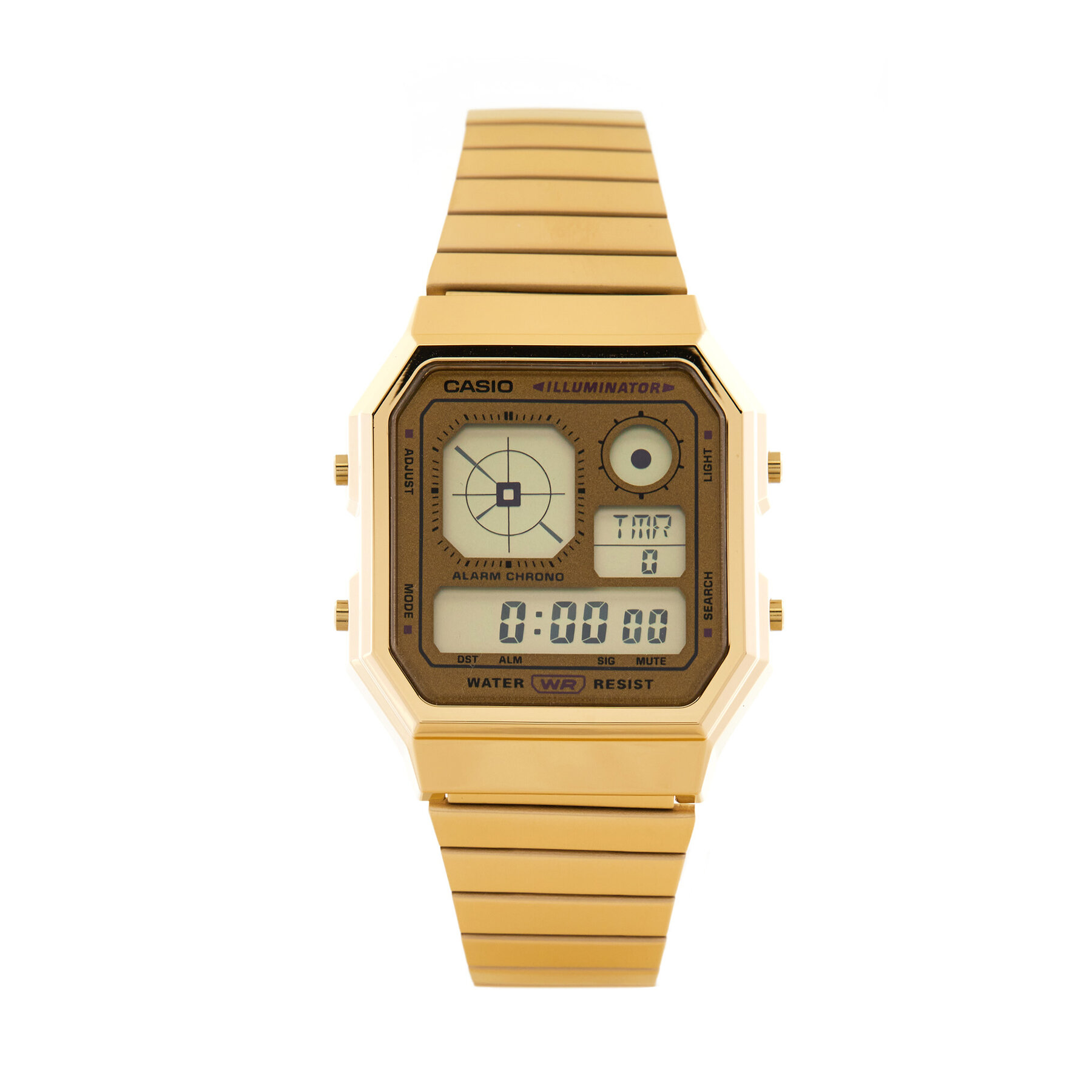Ročna ura Casio A130WEG-9AEF Zlata