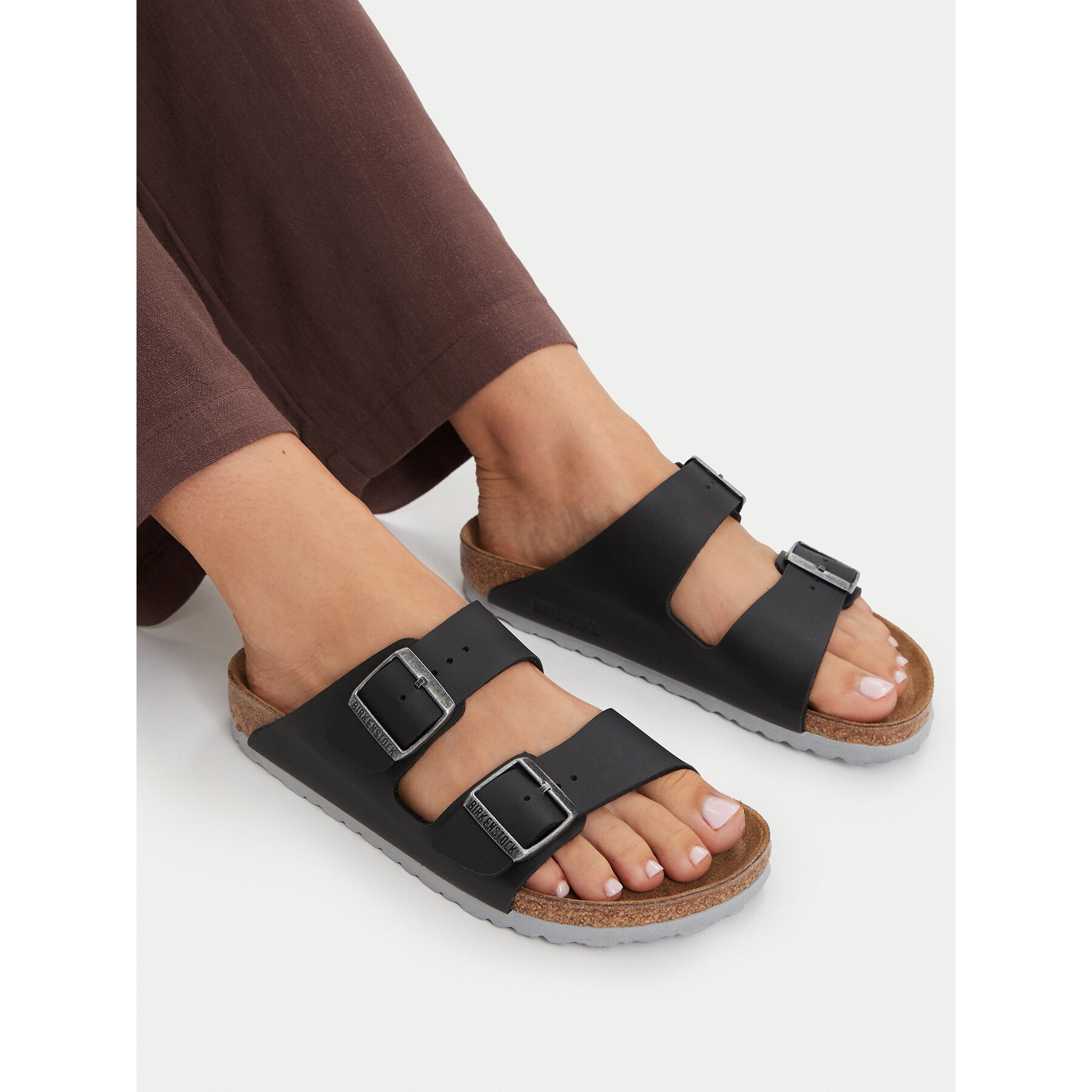 Şlapi Birkenstock Arizona 1032047 Negru