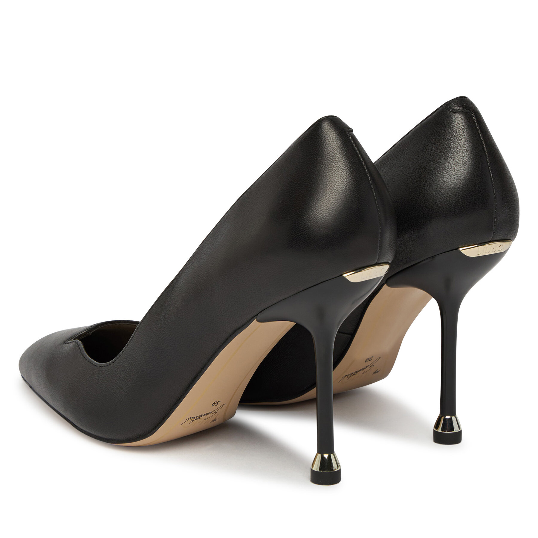 Pantofi cu toc subțire Liu Jo My Demi 04 SXX009 P0062 Negru