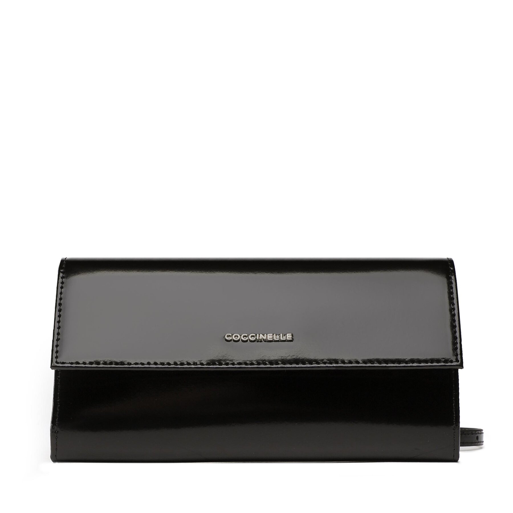 Geantă Coccinelle MX8 Metallic Shiny Calf E1 MX8 18 20 01 Noir 001 001 imagine super redus 2022