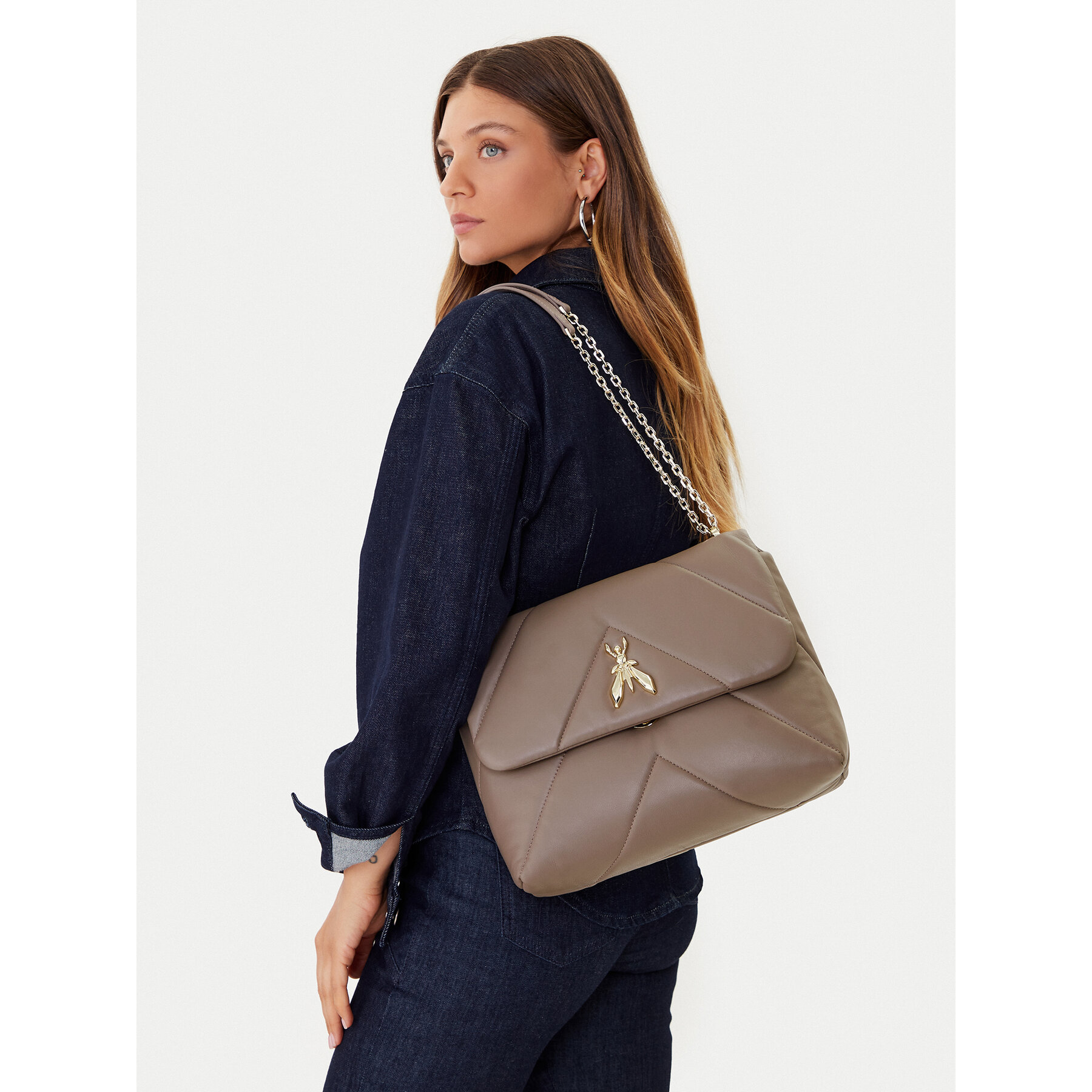 Borsetta Patrizia Pepe CBA302/L006-B744 Marrone