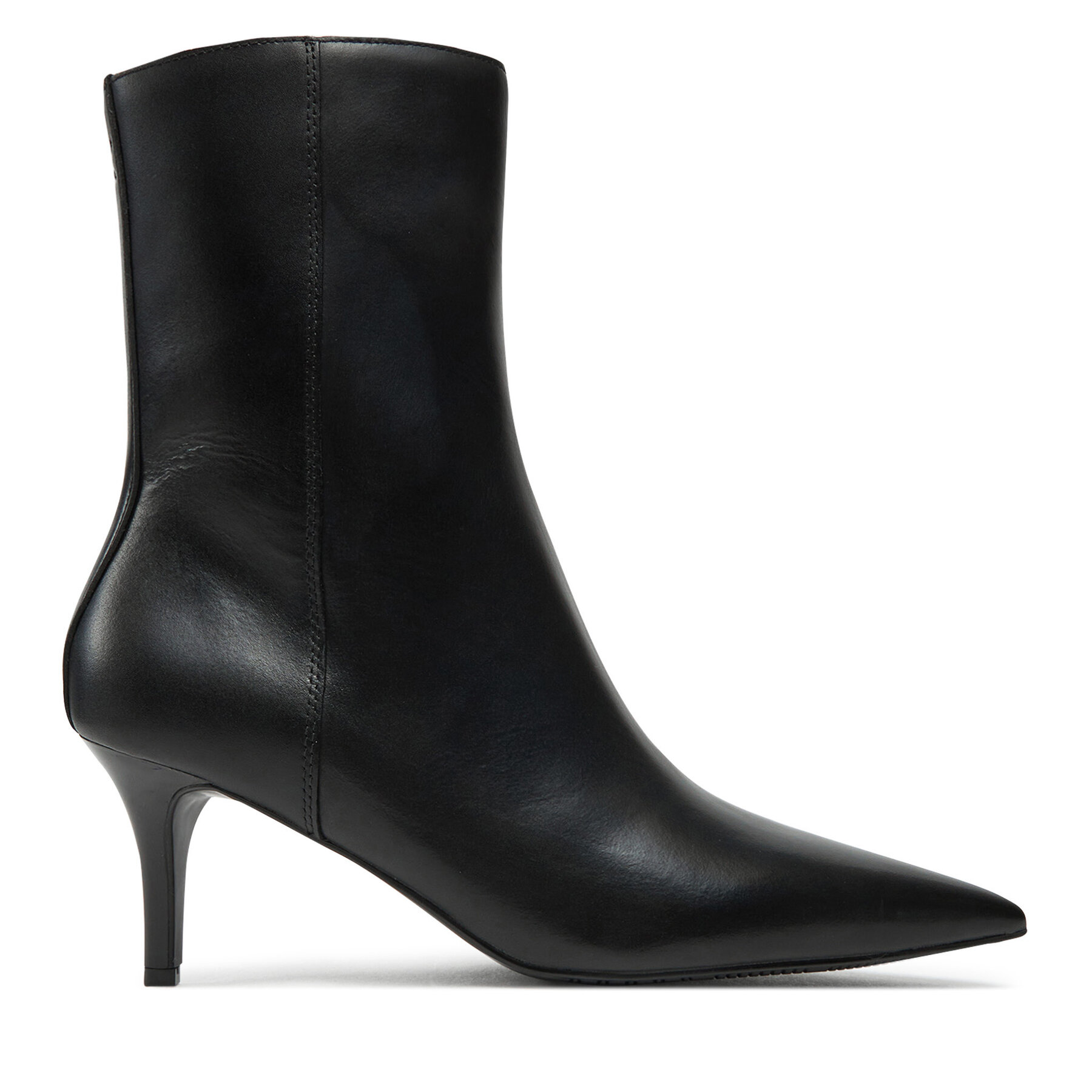 Damskie Botki Calvin Klein Jeans, Rozmiar 36 Czarny 60Mm Stiletto Heel Bootie YW0YW01836