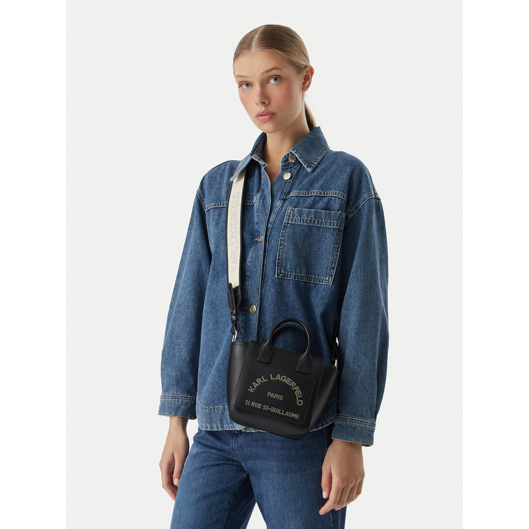 Geantă KARL LAGERFELD B3W30324 Negru