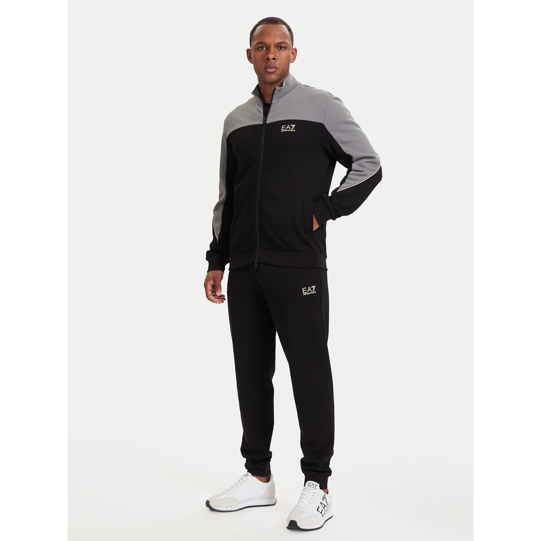 EA7 Emporio Armani Jogginganzug 7M002405 AF10377 UC001 Schwarz Regular Fit