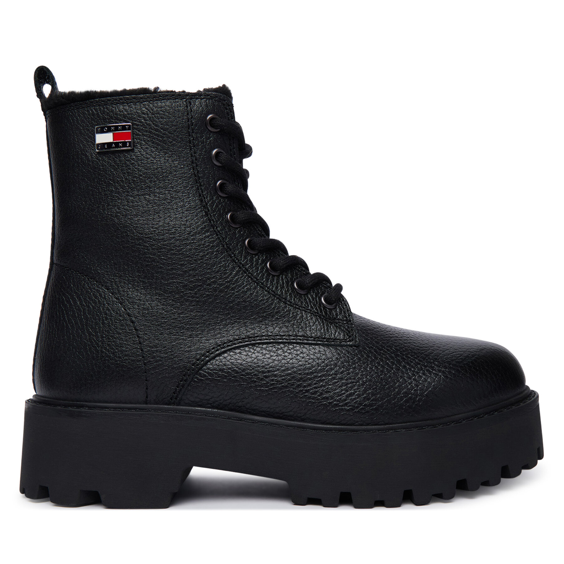 Зимни обувки Tommy Jeans Tjw Platform Boots Wl EN0EN03159 Черен