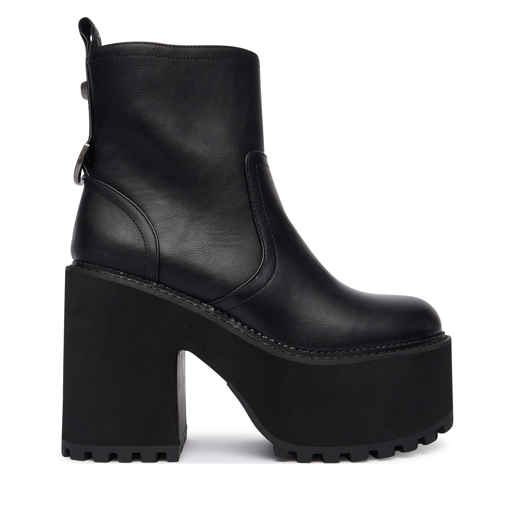 Botine Buffalo Killah Zip Boot Mid 1622374 Negru