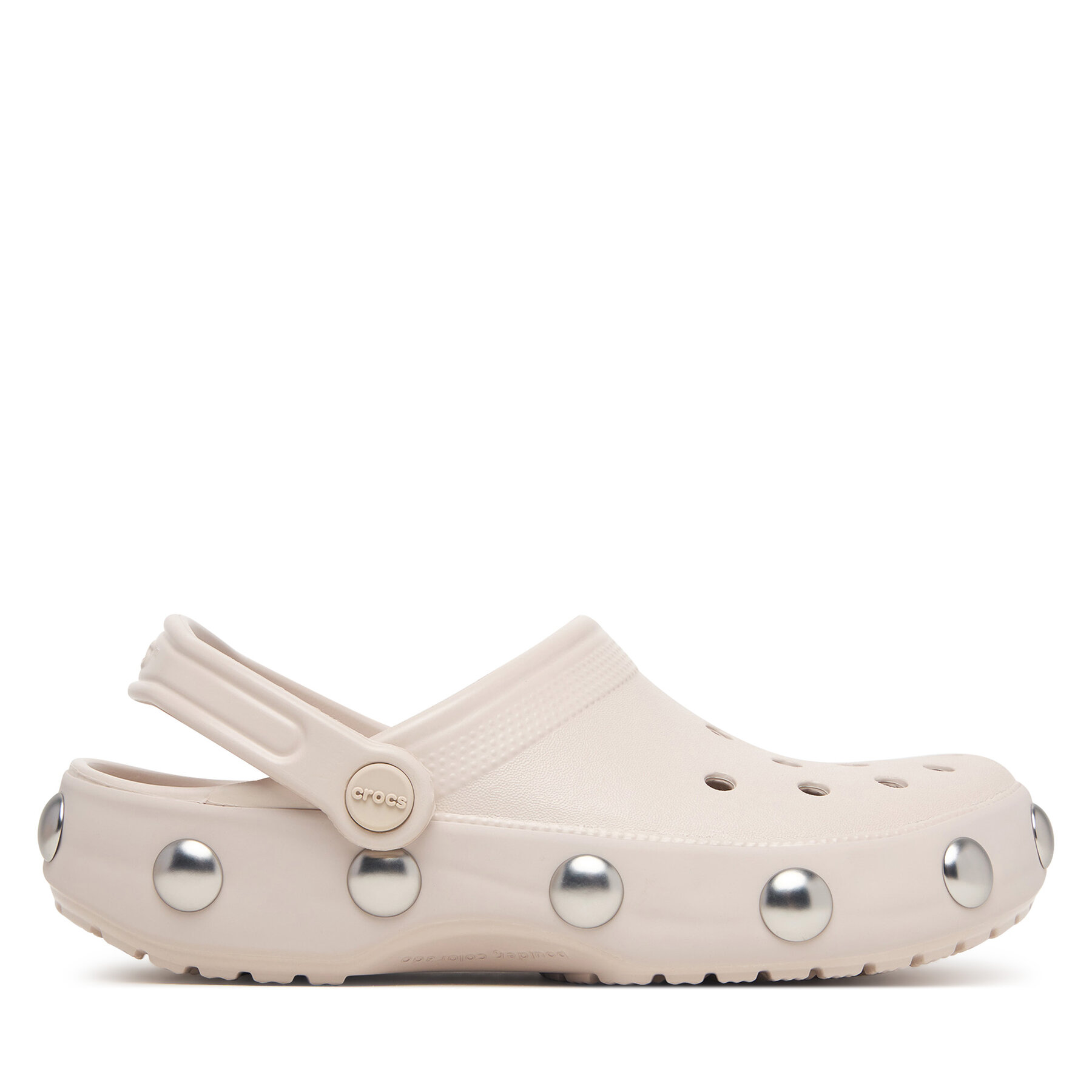 Чехли Crocs Classic Big Studded Clog 214236 Кремав
