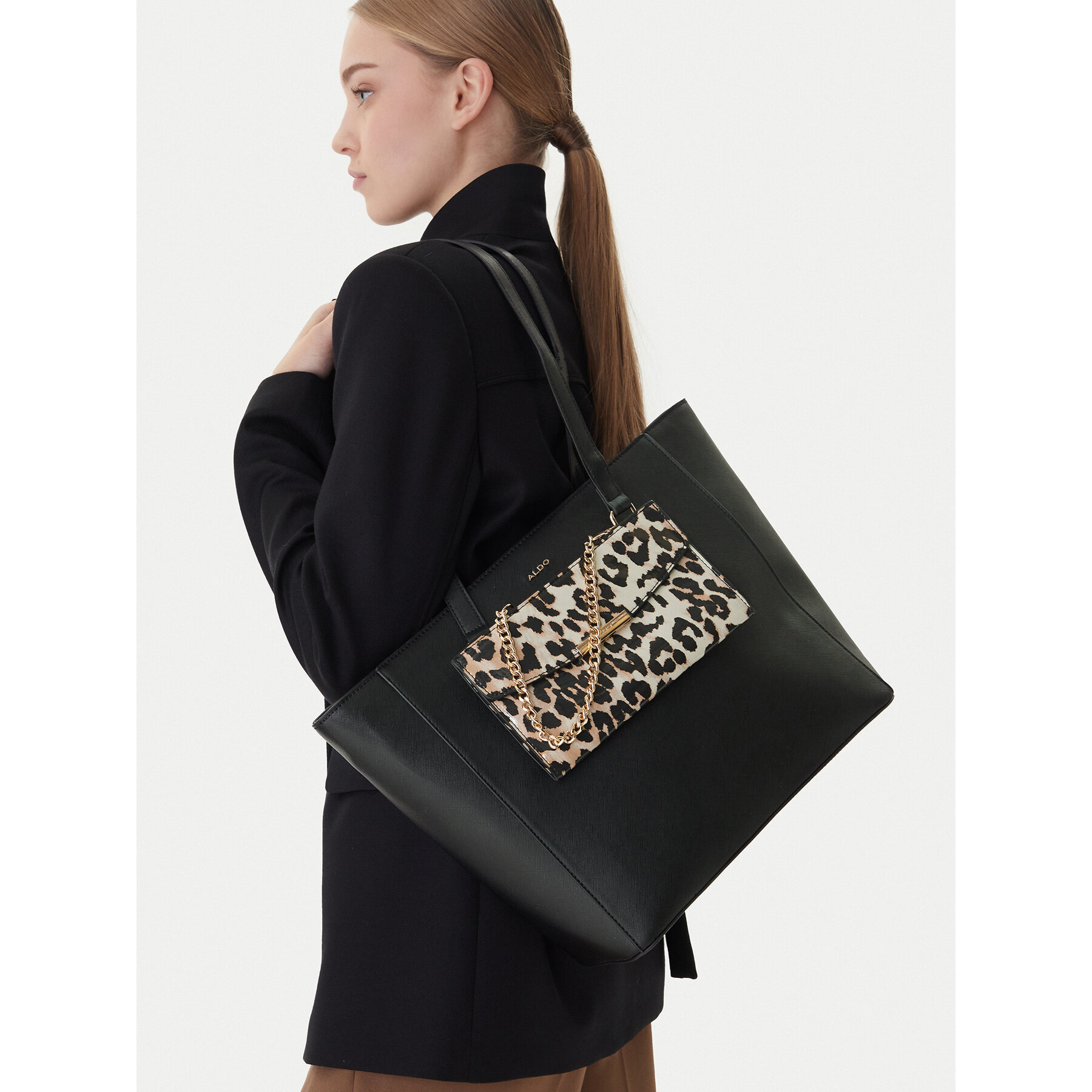 Geantă Aldo Lobreclya 13827302 Negru