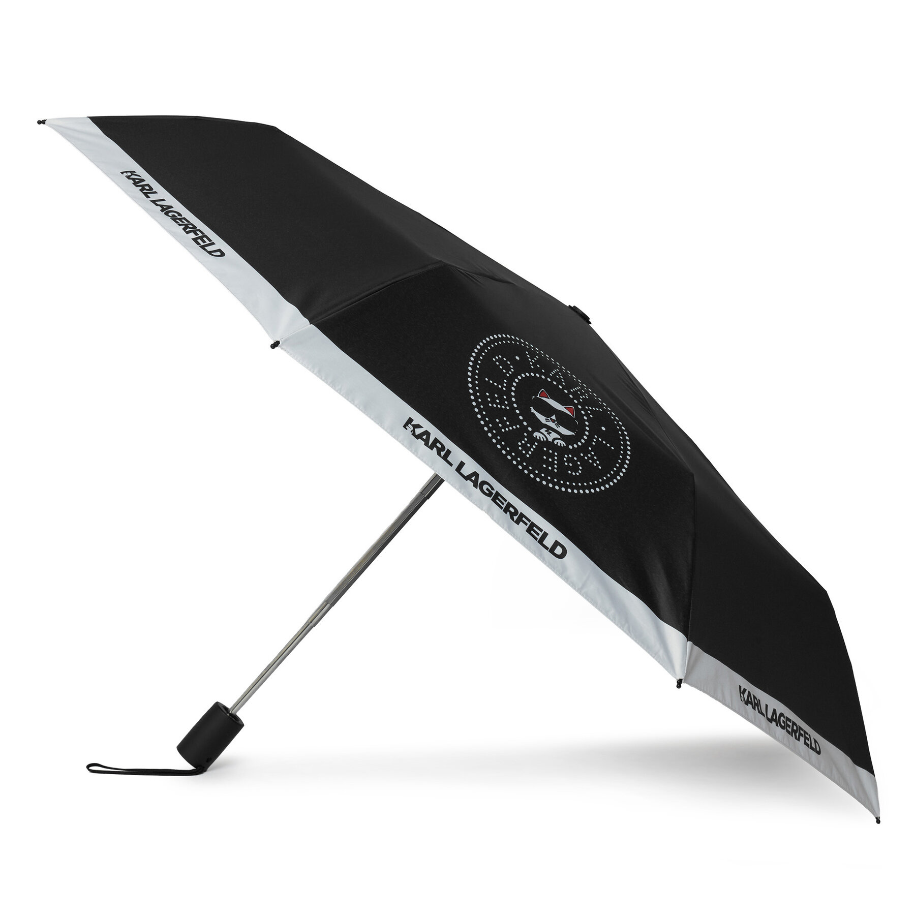 Dežnik KARL LAGERFELD Ikon B2W50065 Črna