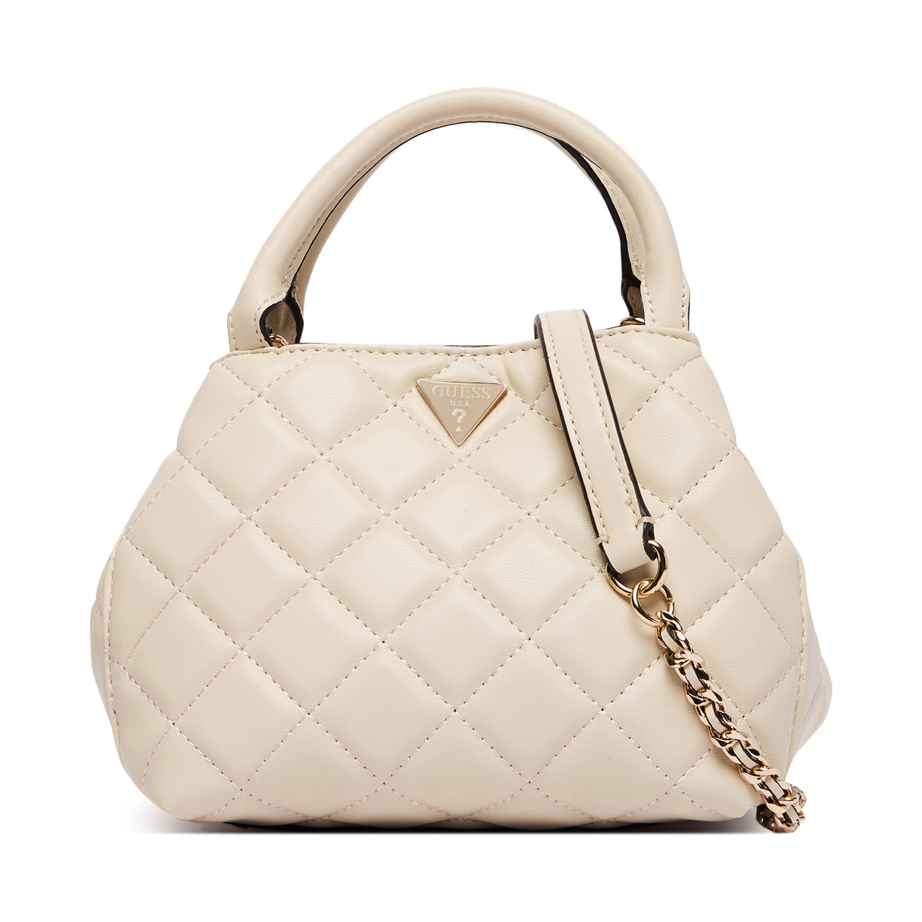 Geantă Guess Juliet Mini HWQG24 56710 Crem