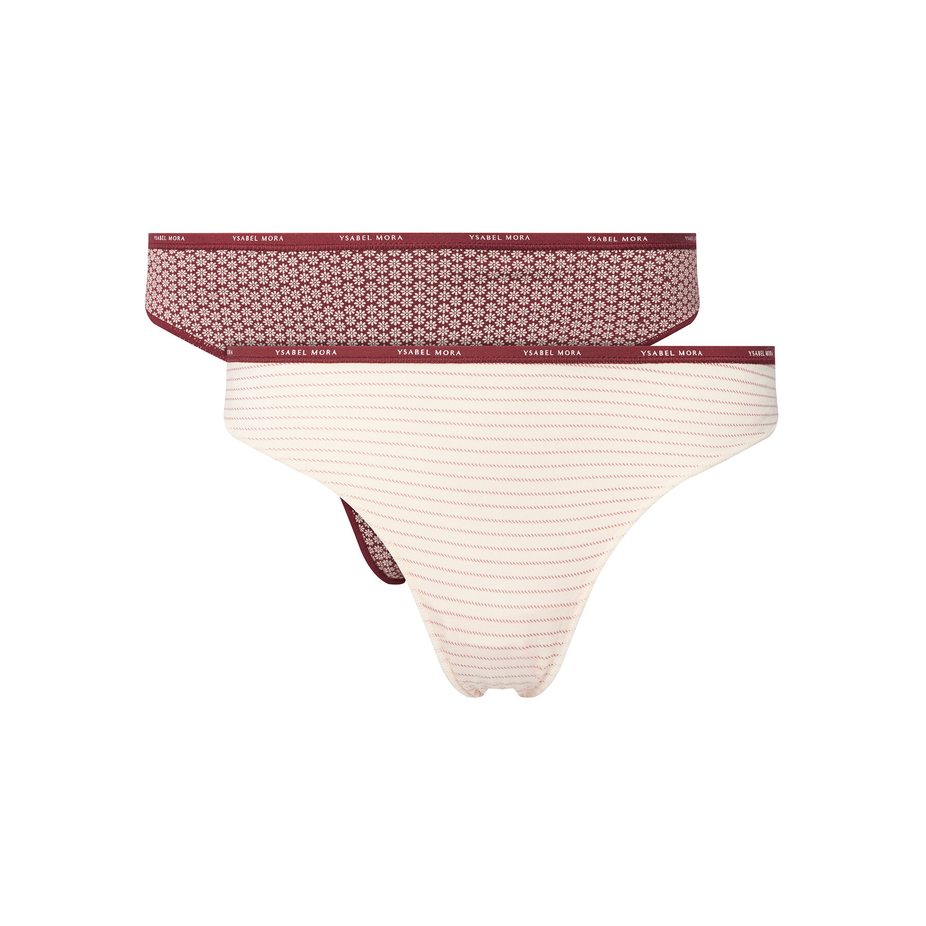Ysabel Mora Set di perizomi 19007 Bordeaux