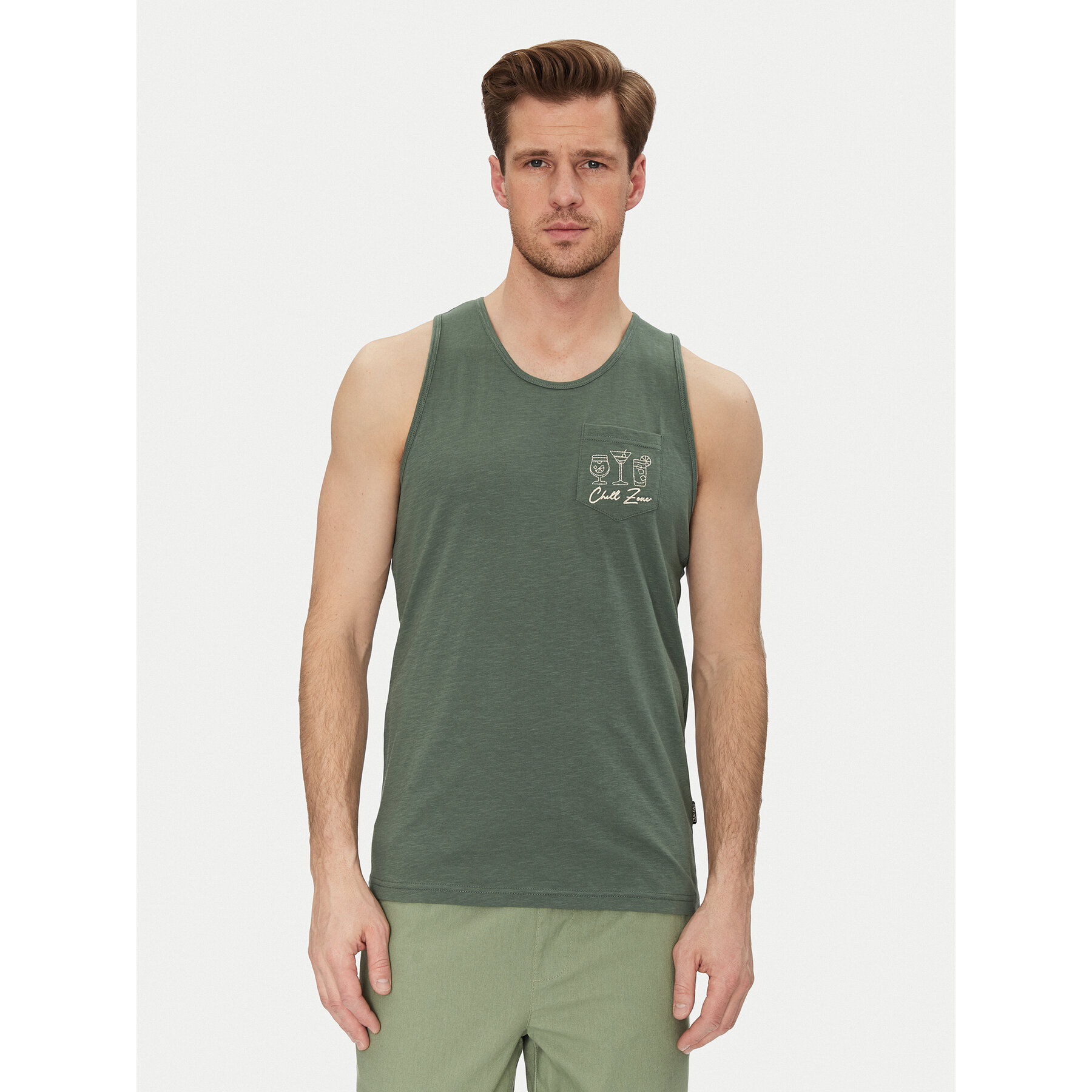 Blend Tank top 20718289 Πράσινο Regular Fit