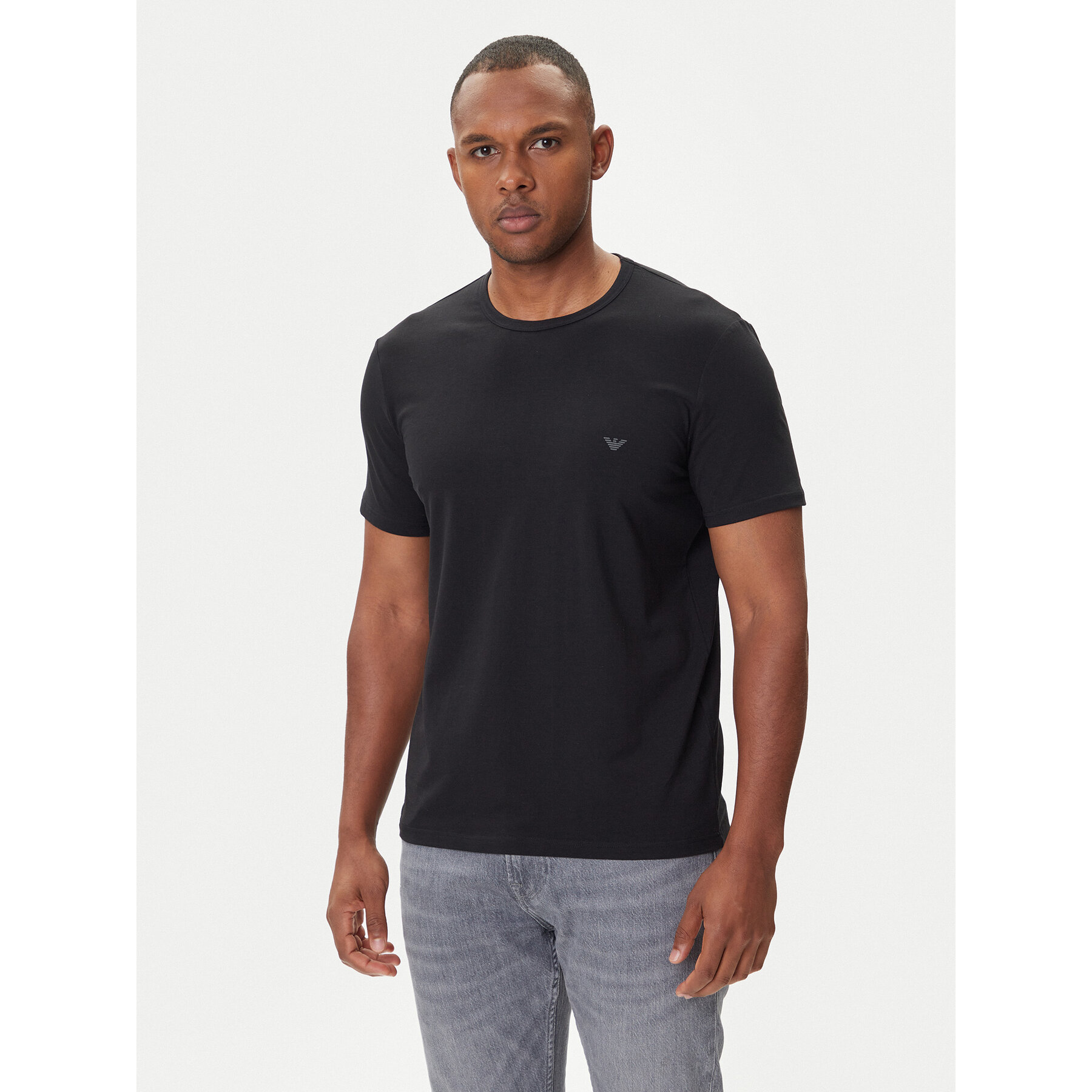 Emporio Armani Underwear Emporio Armani Underwear Σετ 2 T-Shirts EM000391 AF14132 MC005 Μαύρο Regular Fit