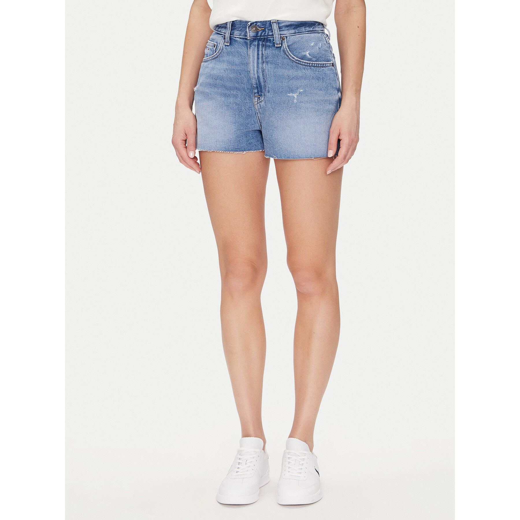Tommy Jeans Jeansshorts Hot Pant Bi8036 DW0DW20575 Blau Regular Fit
