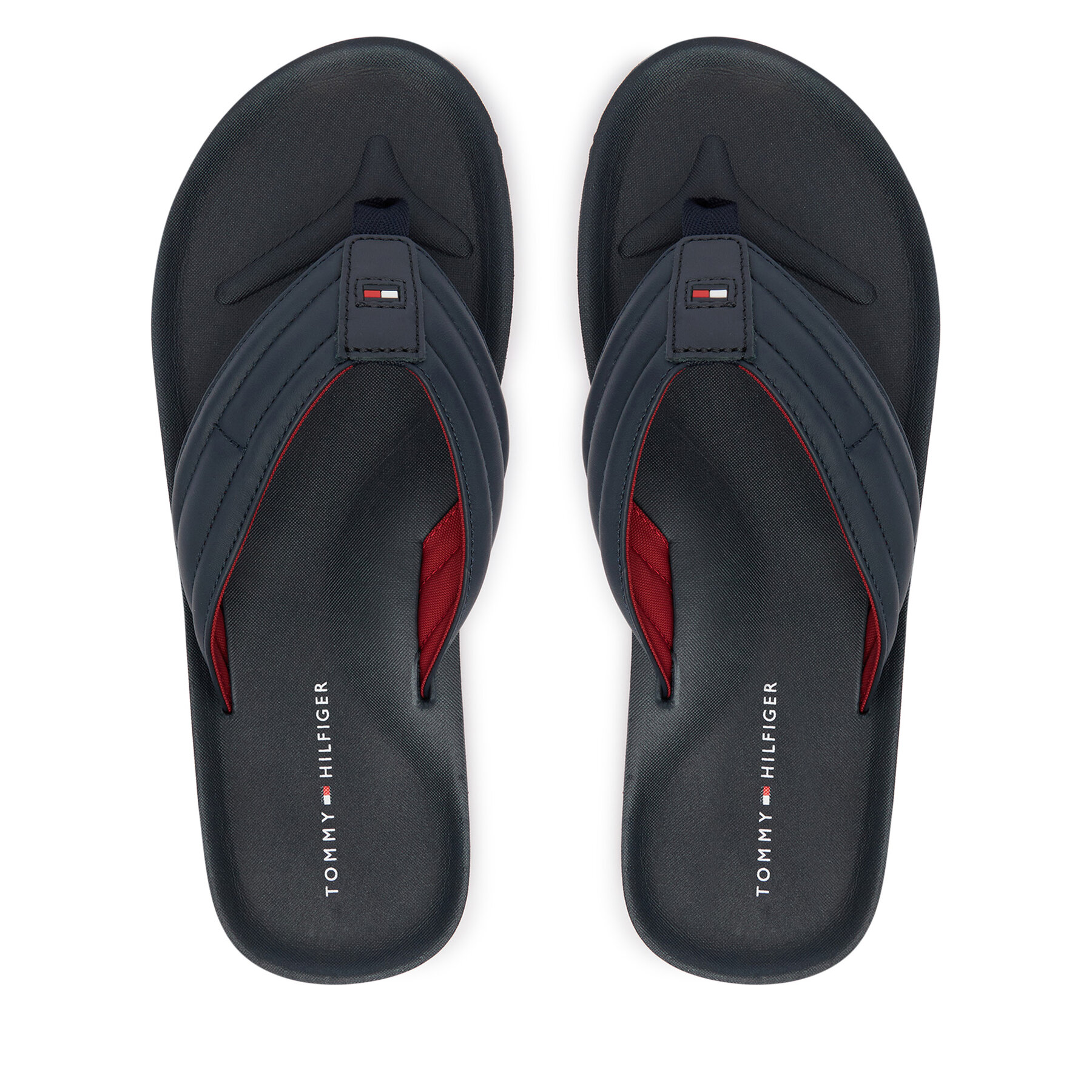 Flip-flops Tommy Hilfiger Hilfiger Padded Beach Sandal FM0FM05801 Sötétkék