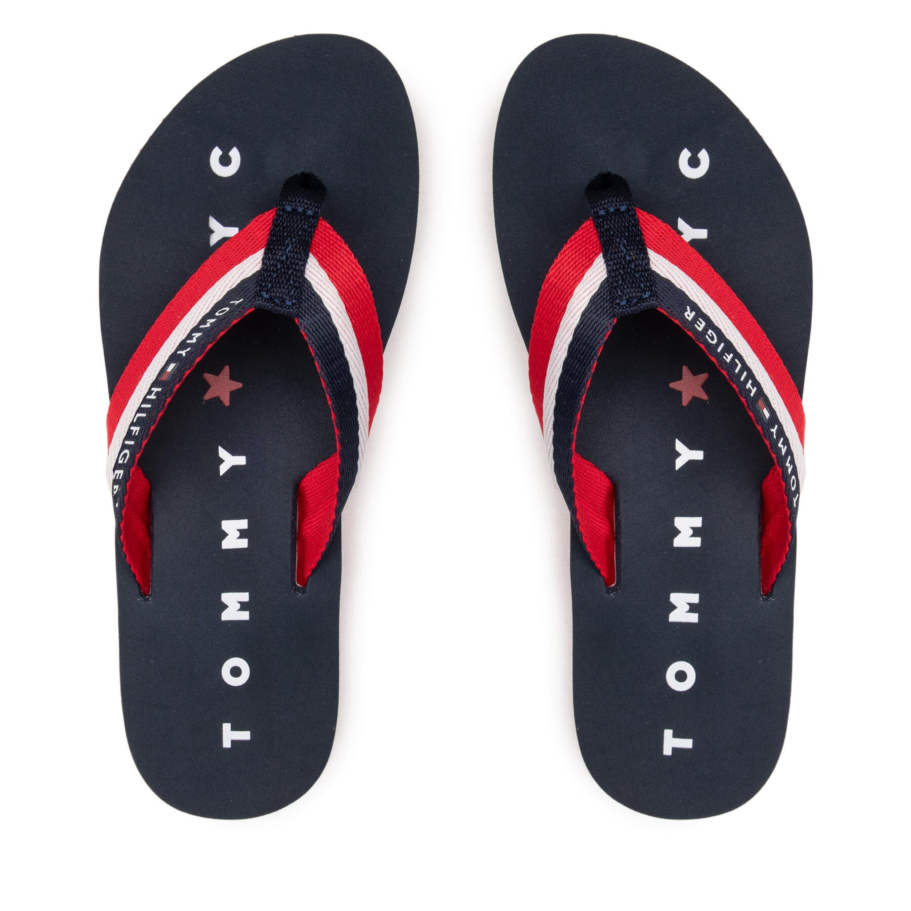 Flip-flops Tommy Hilfiger Tommy Loves Ny Beach Sandal FW0FW02370 Sötétkék