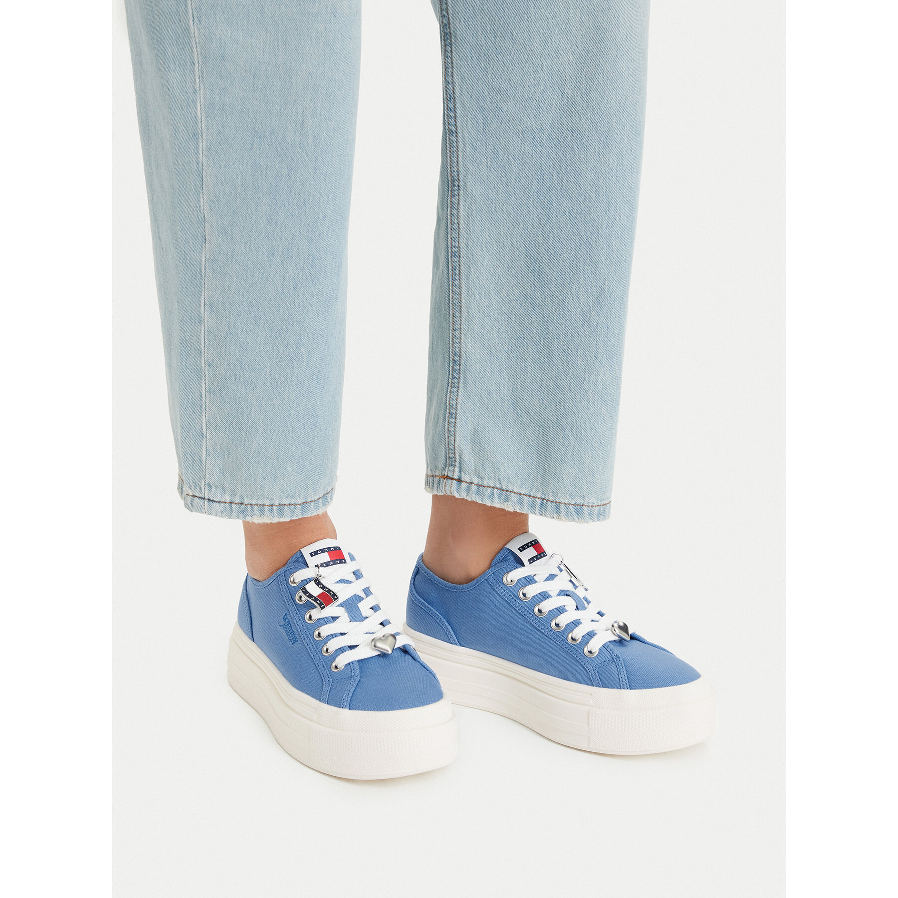 Αθλητικά Tommy Jeans Tjw Flatform Sneaker Charms EN0EN02959 Μπλε