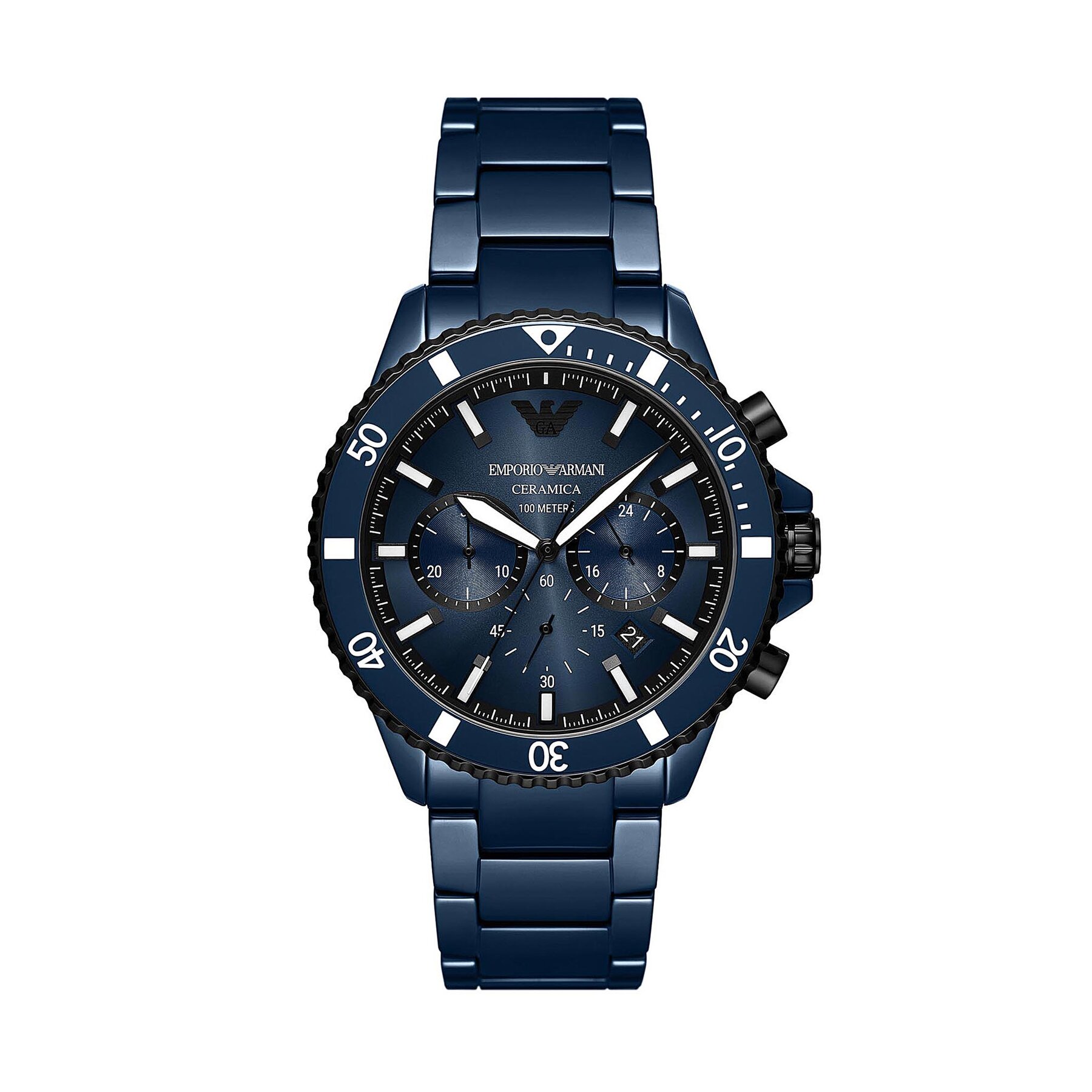 

Годинник Emporio Armani Ceramic AR70009 Navy/Navy, Cиній
