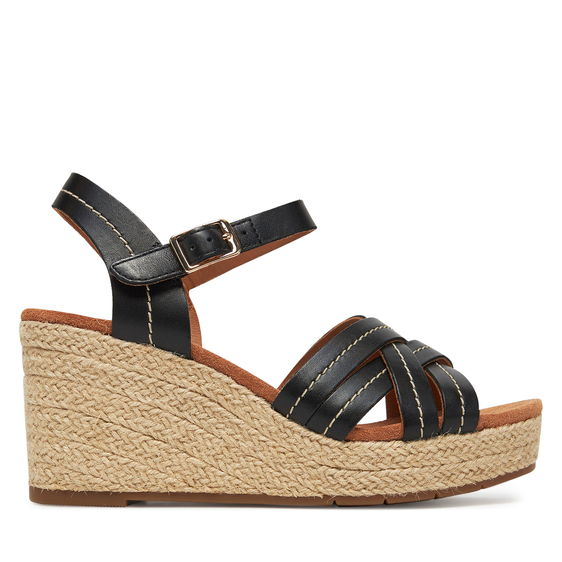 Espadrilles Clarks Sabina Strap 26181462 Fekete