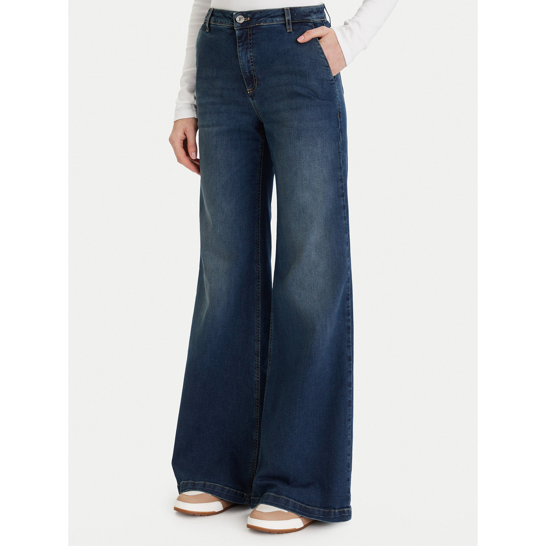 ViCOLO Jeans DF5103 Blau Wide Leg