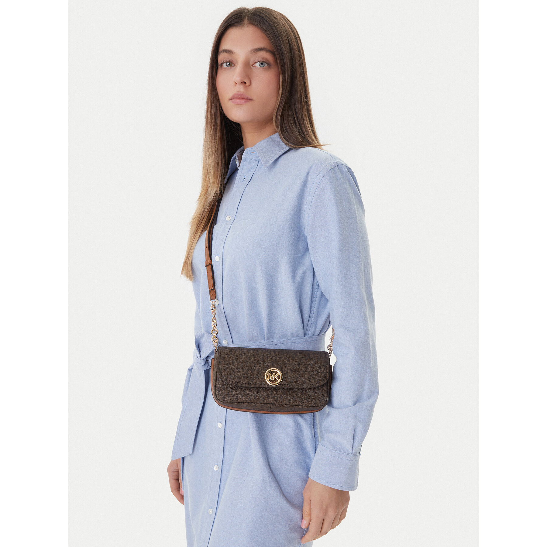 Geantă MICHAEL Michael Kors 32S6GY5C5B Maro