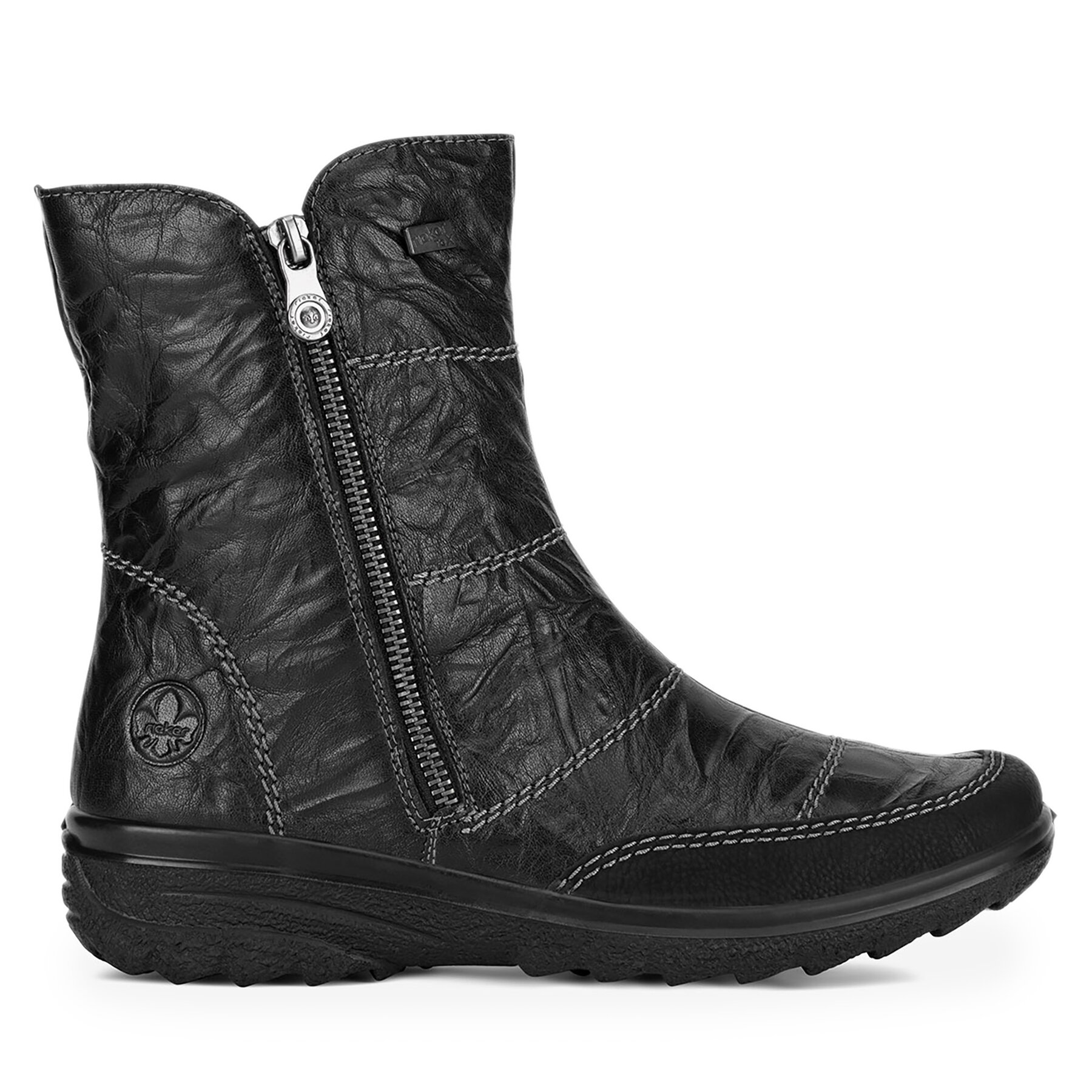 Īsie zābaki Rieker Z7055-00 Melns