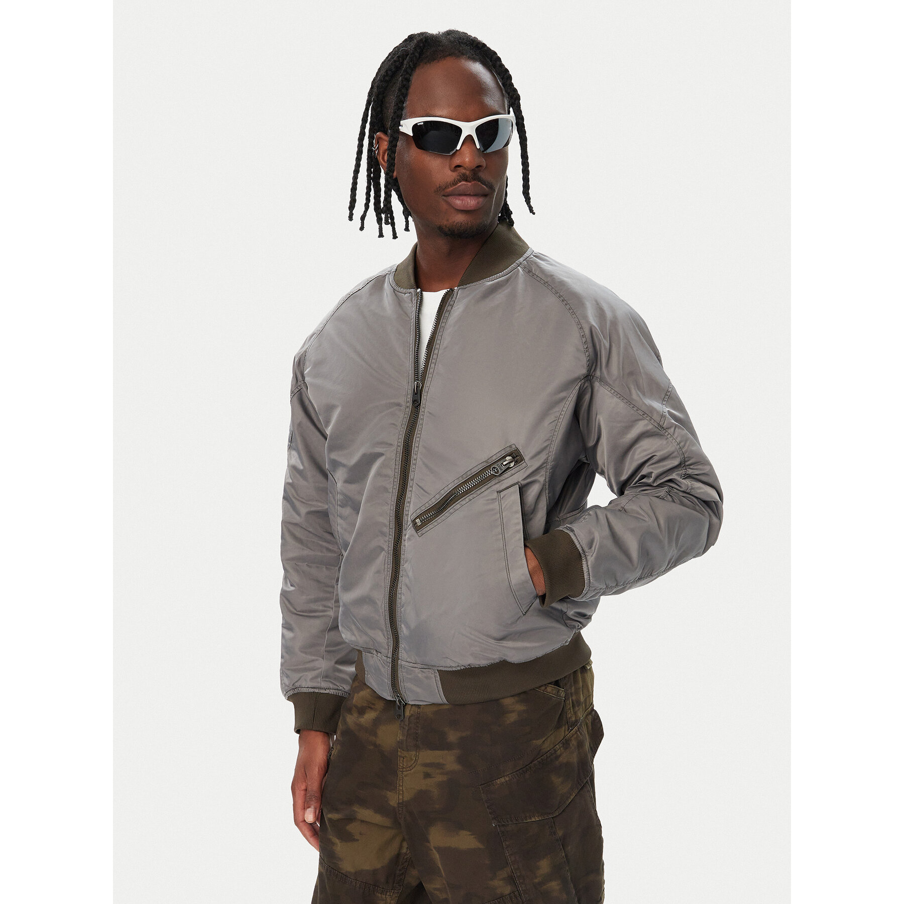 G-STAR Bomberjacke GA-1 Lw D28332-D192 Grau Regular Fit