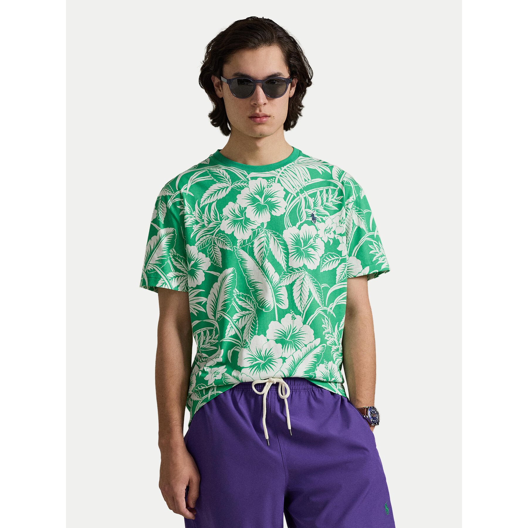 Polo Ralph Lauren T-Shirt 710B16614001 Grün Regular Fit