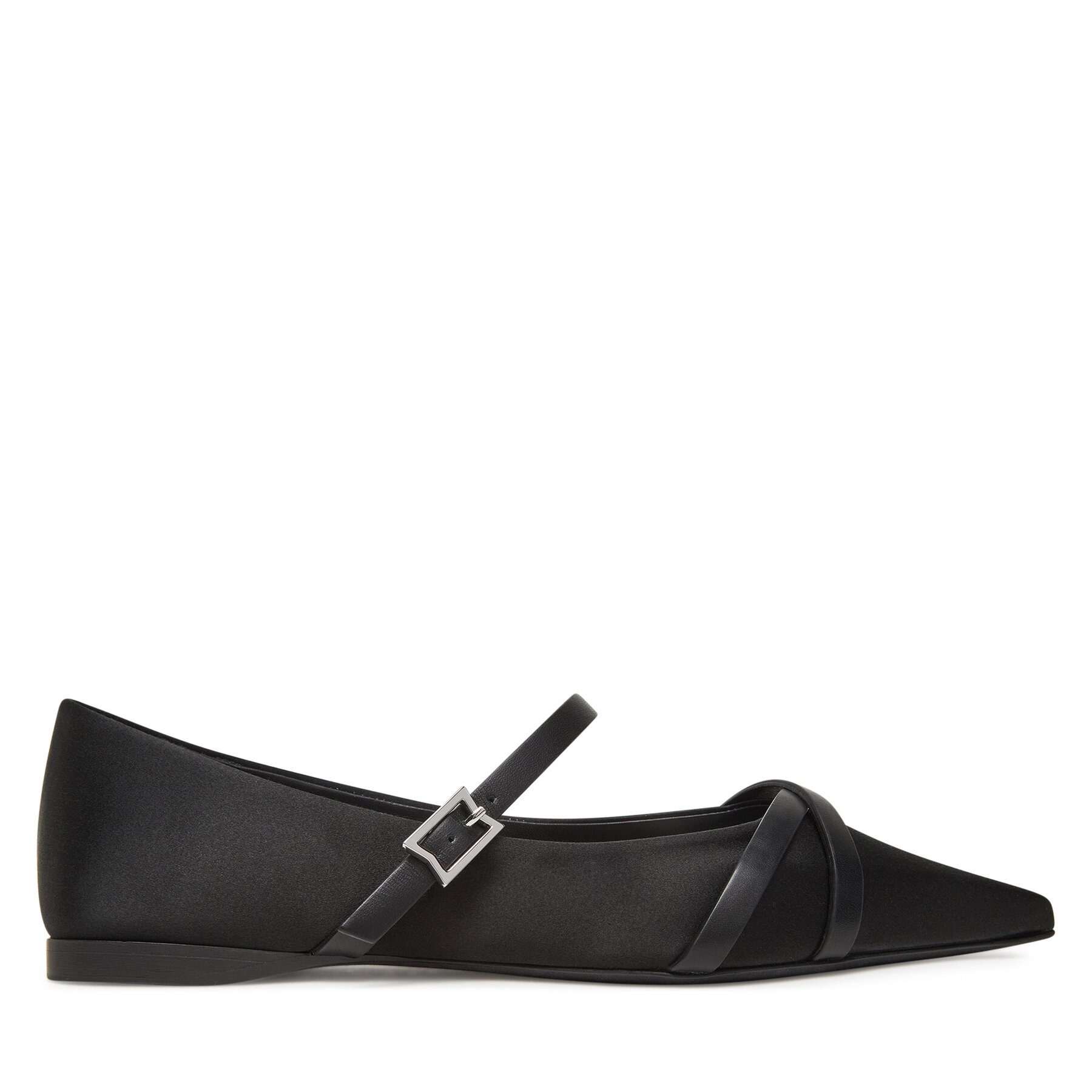 Īsi apavi Max Mara Satinflat 2514521272600 Melns
