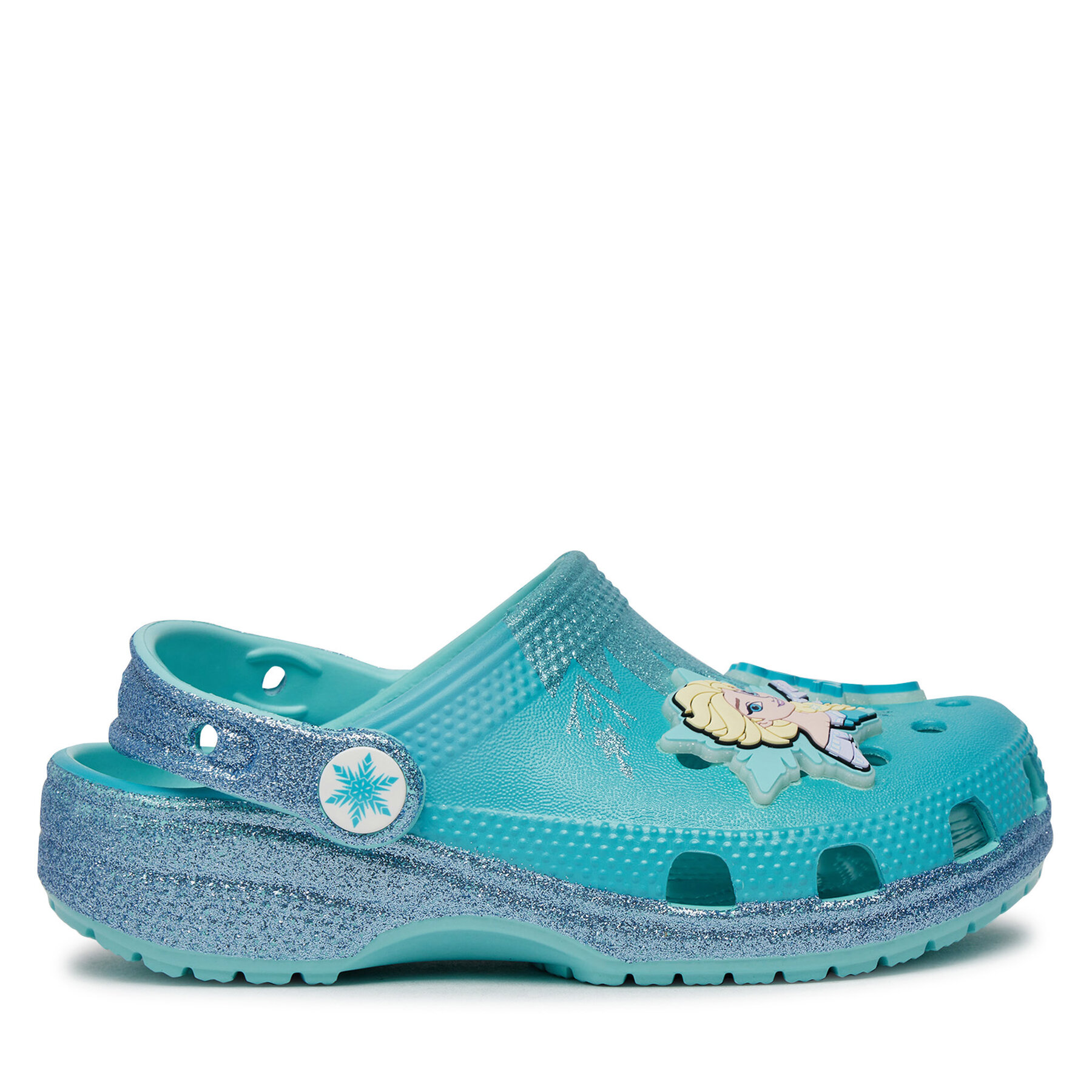 Mules / sandales de bain Crocs Crocsclassic Frozen Elsa Clog Kids 210235 Multicolore