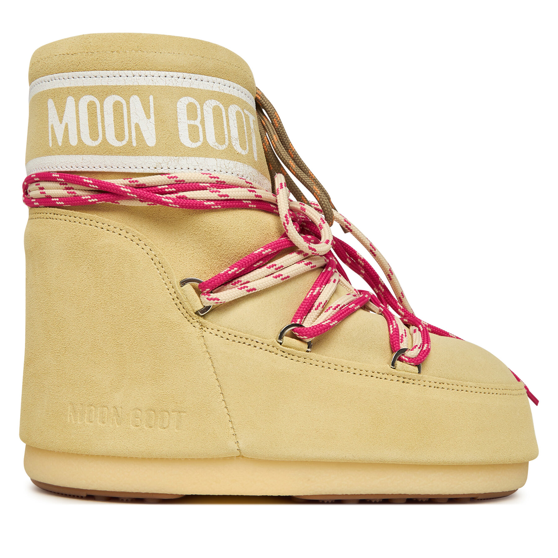 Čizme za snijeg Moon Boot Mb Icon Low Suede Laces 80D1409670 Žuta