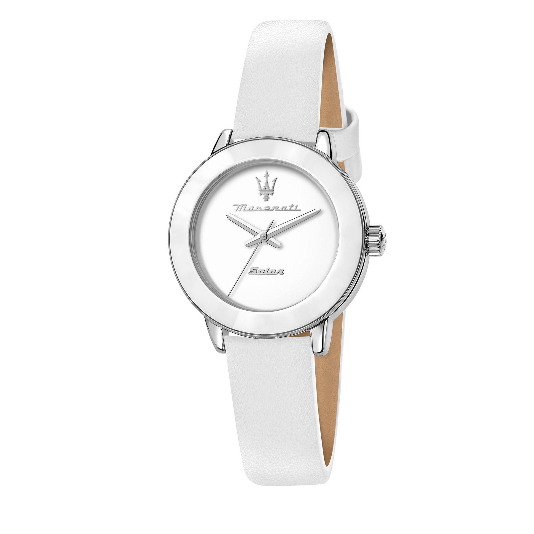 Maserati Successo Solar R8851145502 White/Silver – Часовник