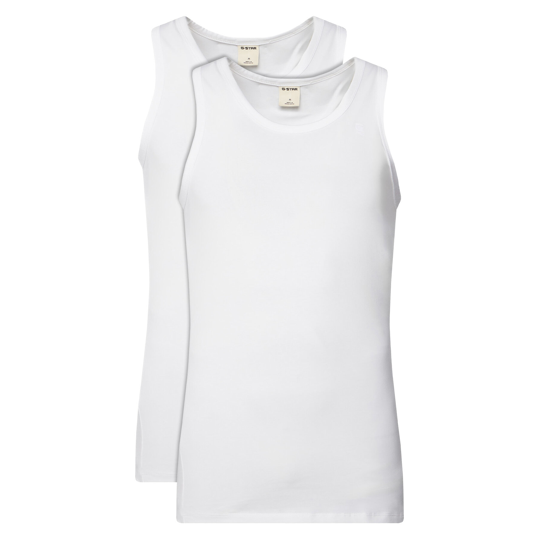 G-Star Raw Tanktop-Set D25476-3310 Weiß Regular Fit
